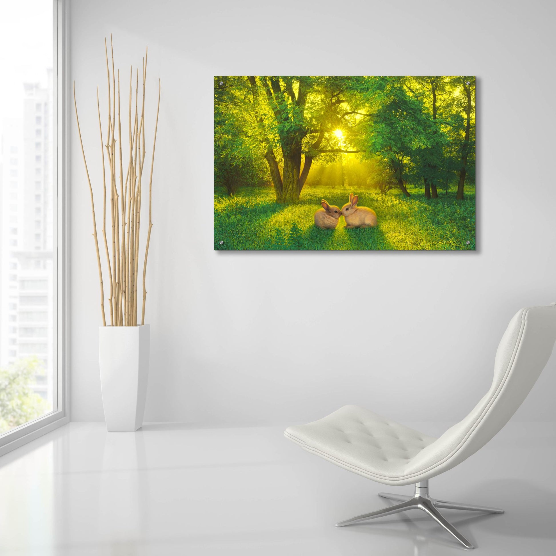 Epic Art 'Summer Love' by Kirk Reinert, Acrylic Glass Wall Art,36x24