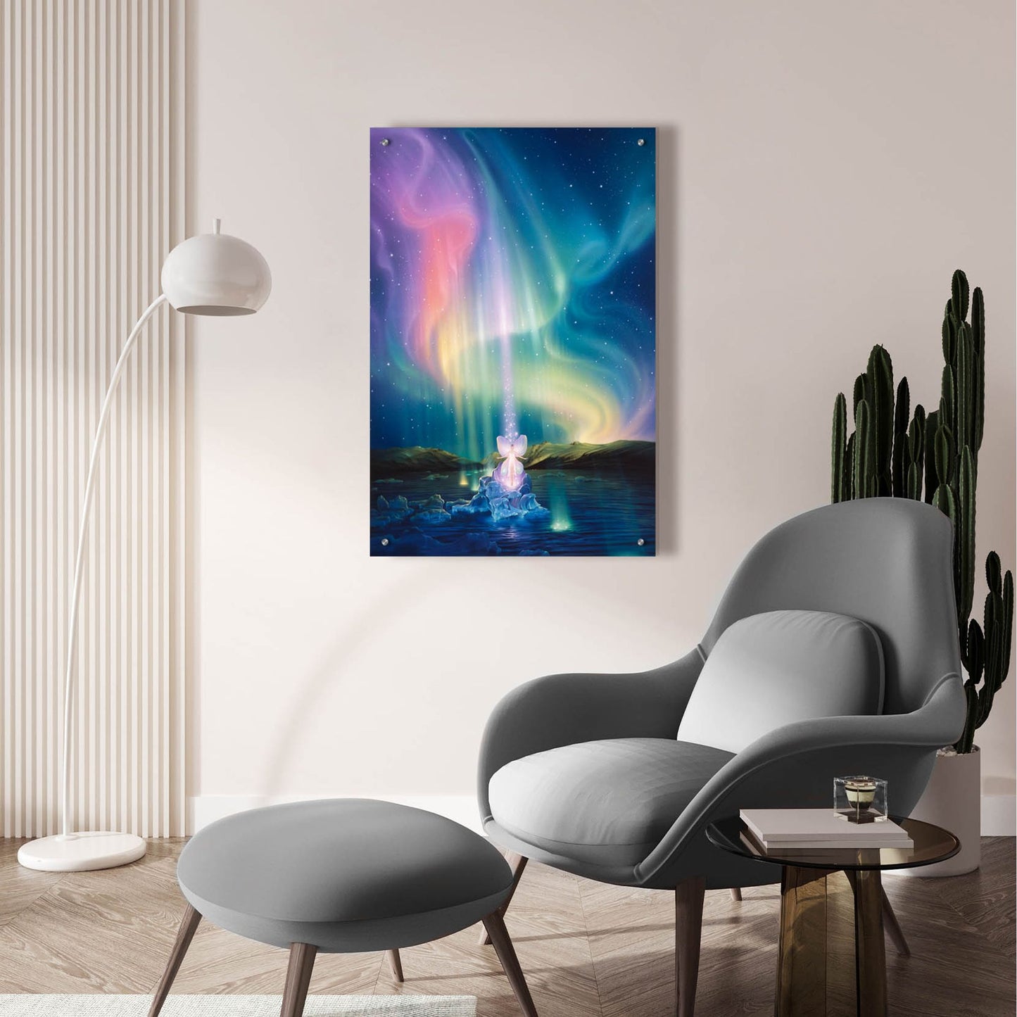 Epic Art 'Crystal Beams' by Kirk Reinert, Acrylic Glass Wall Art,24x36