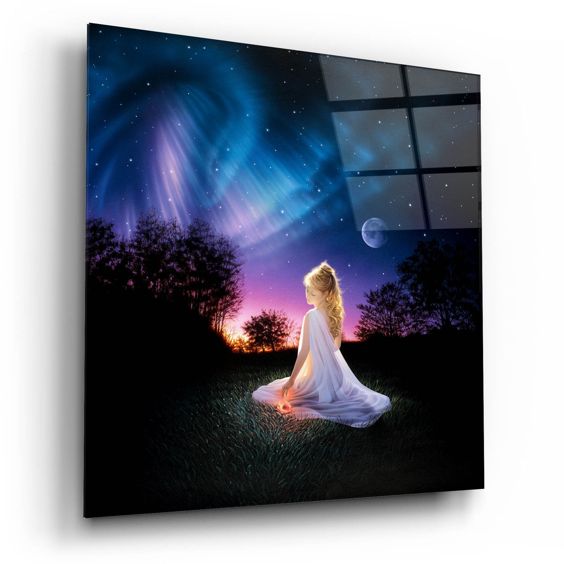 Epic Art 'Evening Wonder' by Kirk Reinert, Acrylic Glass Wall Art,12x12