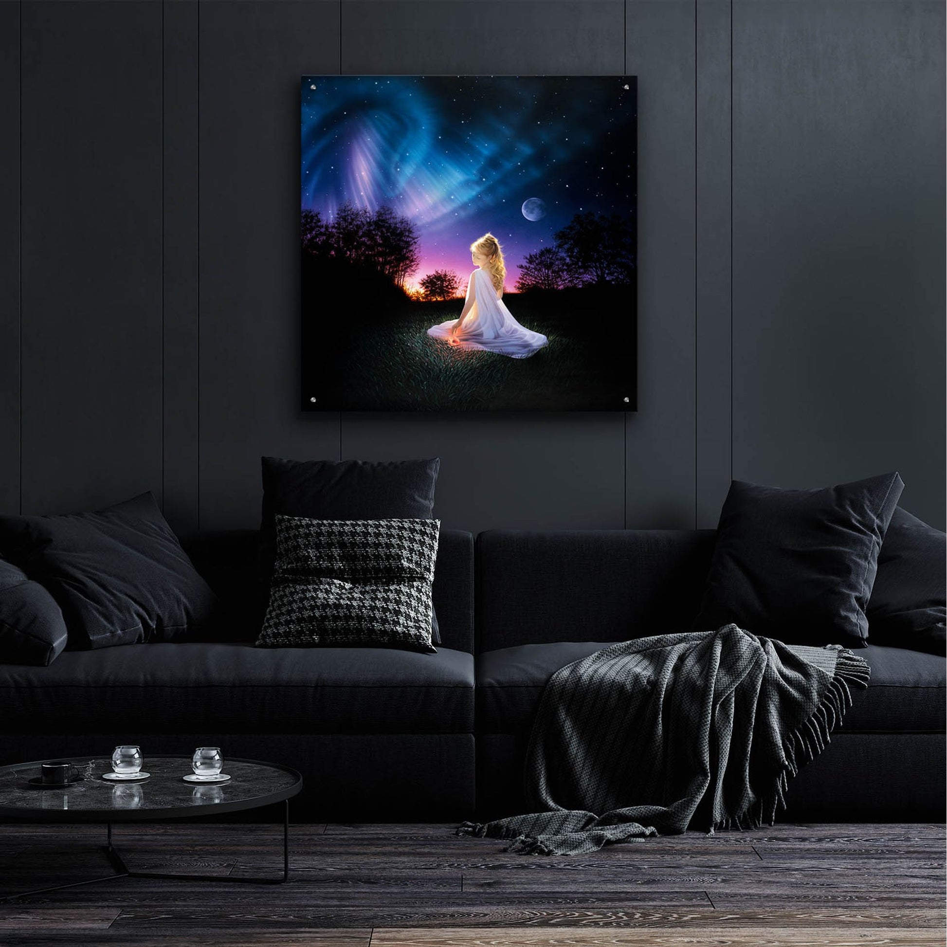 Epic Art 'Evening Wonder' by Kirk Reinert, Acrylic Glass Wall Art,36x36