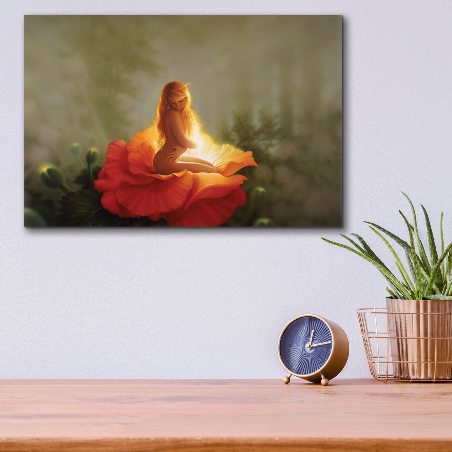 Epic Art 'First Light' by Kirk Reinert, Acrylic Glass Wall Art,16x12