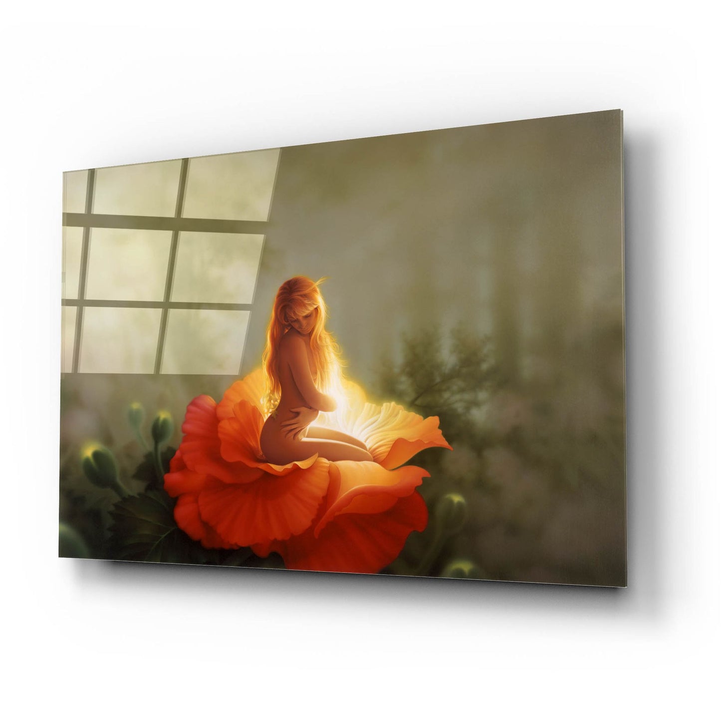 Epic Art 'First Light' by Kirk Reinert, Acrylic Glass Wall Art,24x16