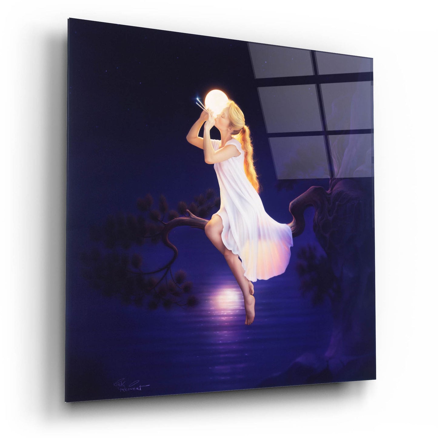 Epic Art 'La Lumiere' by Kirk Reinert, Acrylic Glass Wall Art,12x12