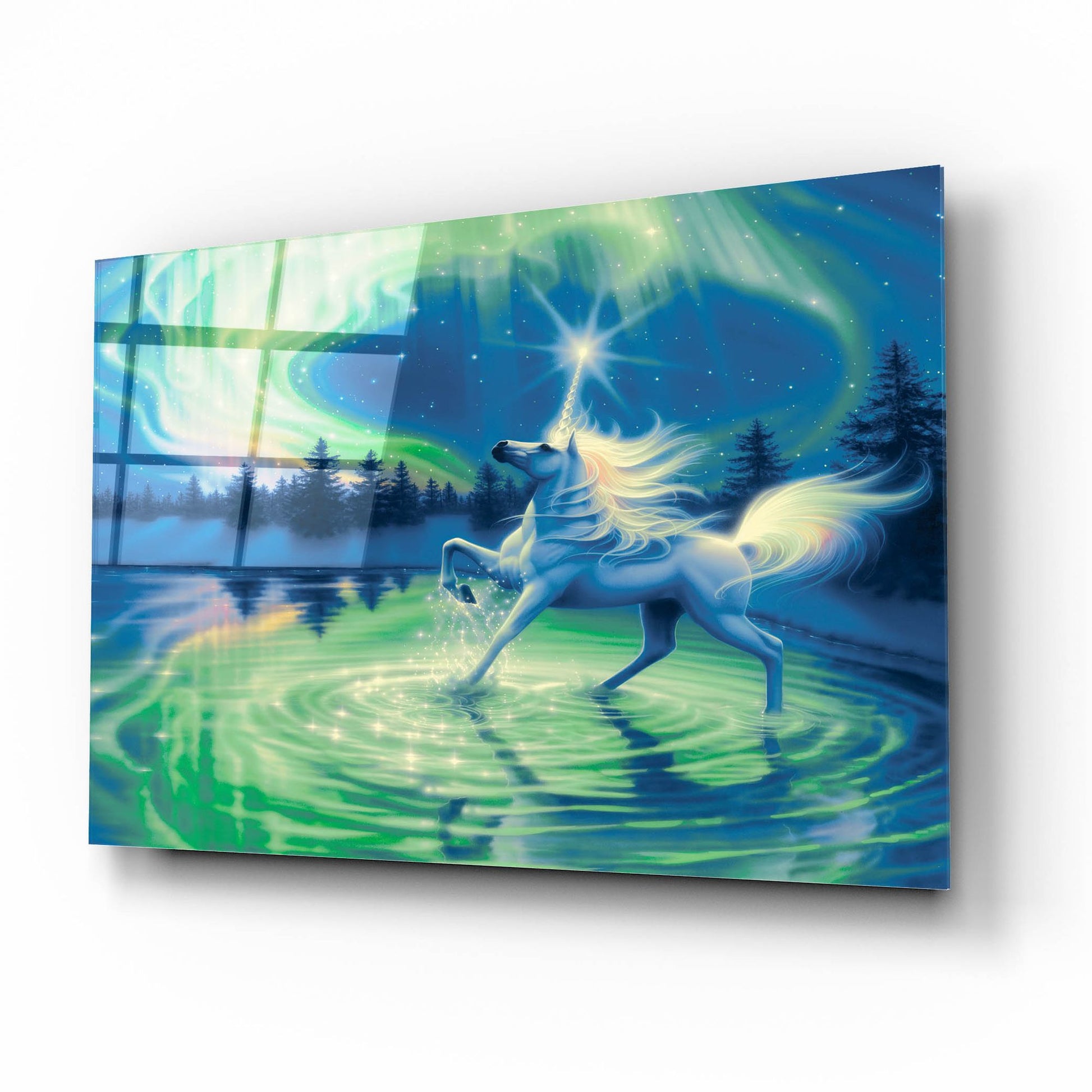 Epic Art 'Majestic Night' by Kirk Reinert, Acrylic Glass Wall Art,16x12