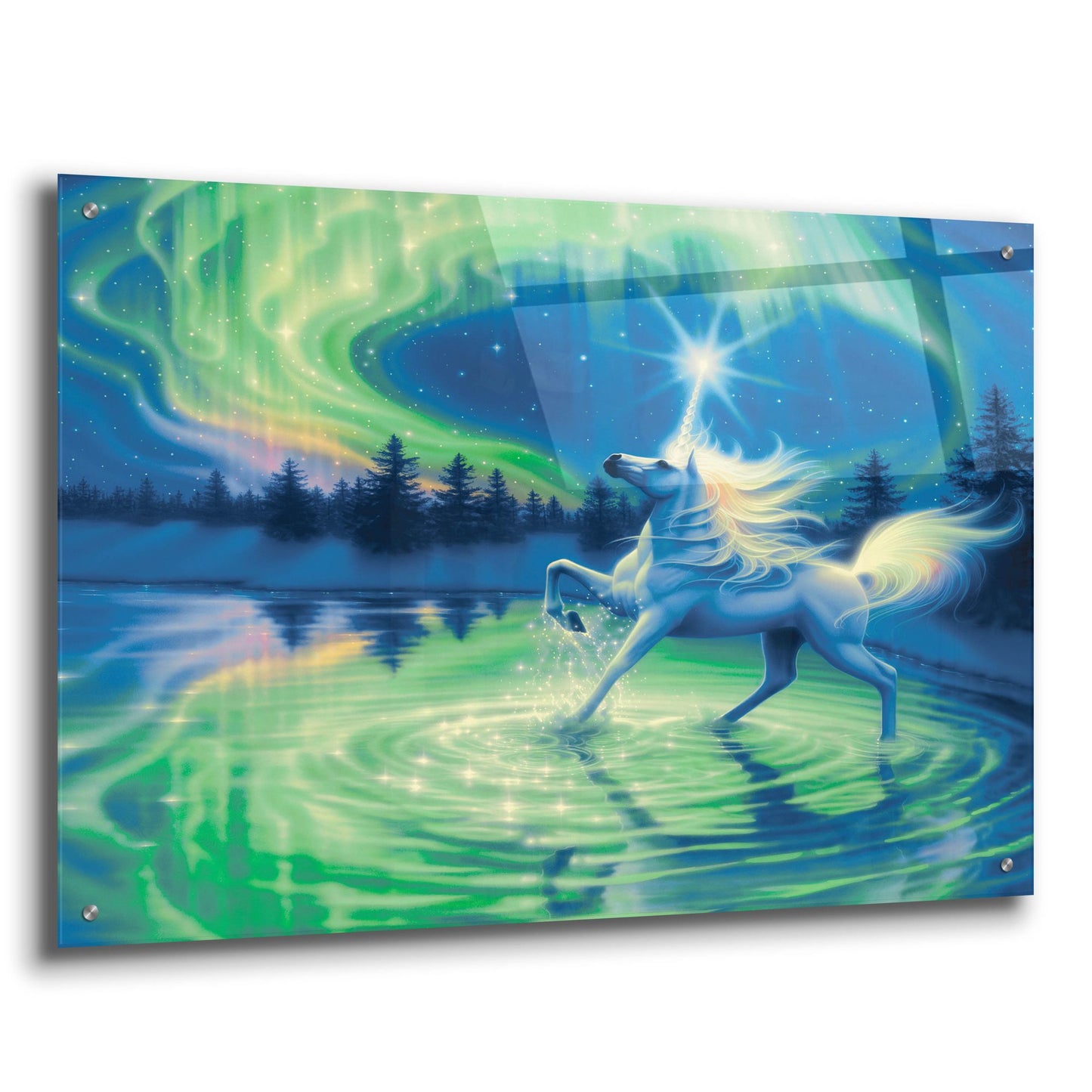 Epic Art 'Majestic Night' by Kirk Reinert, Acrylic Glass Wall Art,36x24