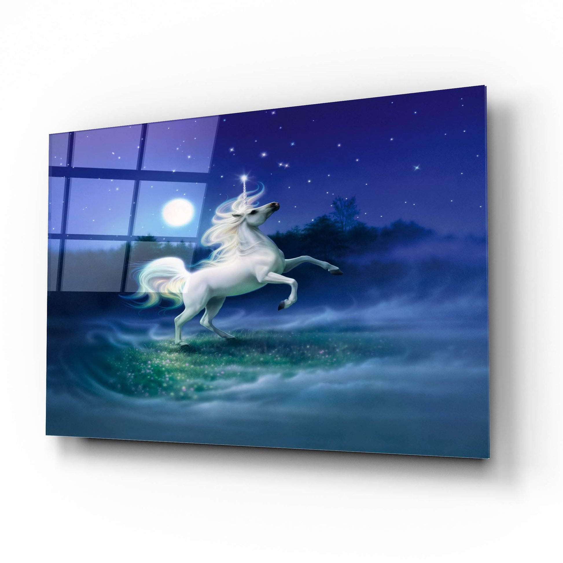 Epic Art 'Enchanted Evening 2' by Kirk Reinert, Acrylic Glass Wall Art,16x12