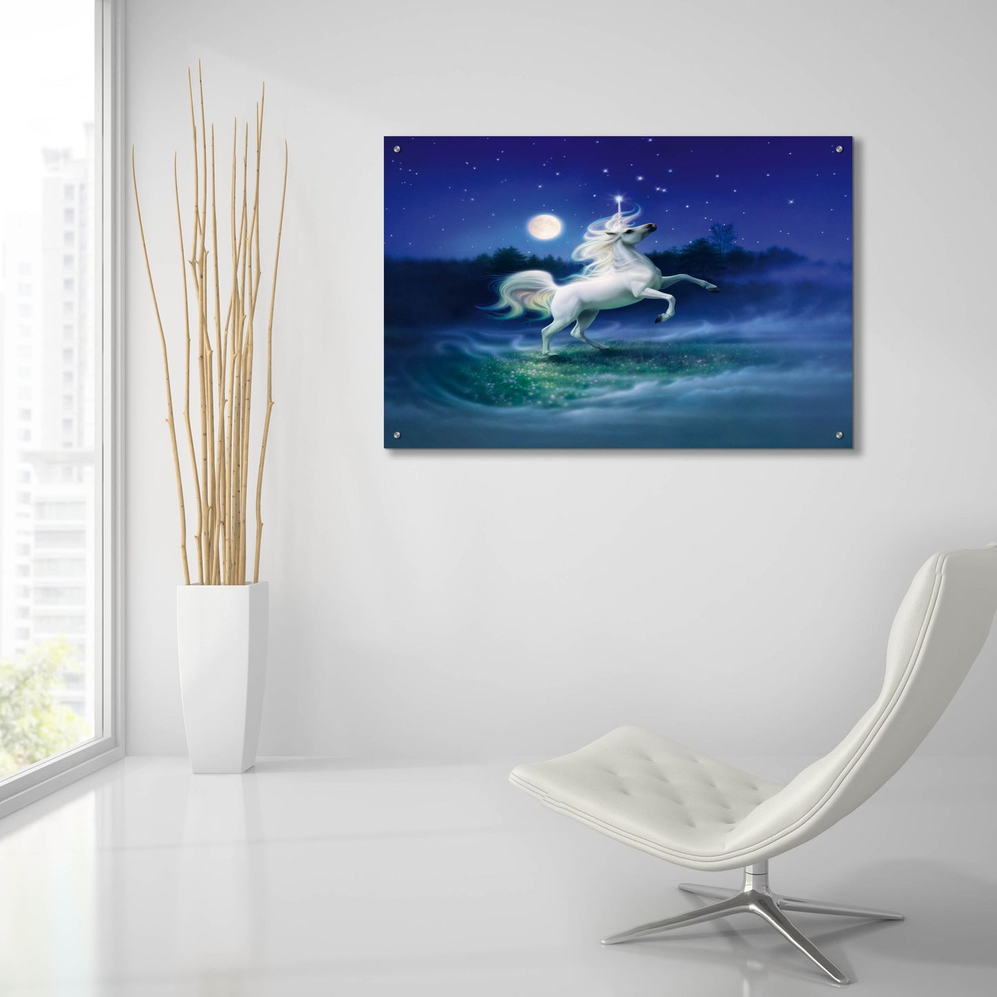 Epic Art 'Enchanted Evening 2' by Kirk Reinert, Acrylic Glass Wall Art,36x24