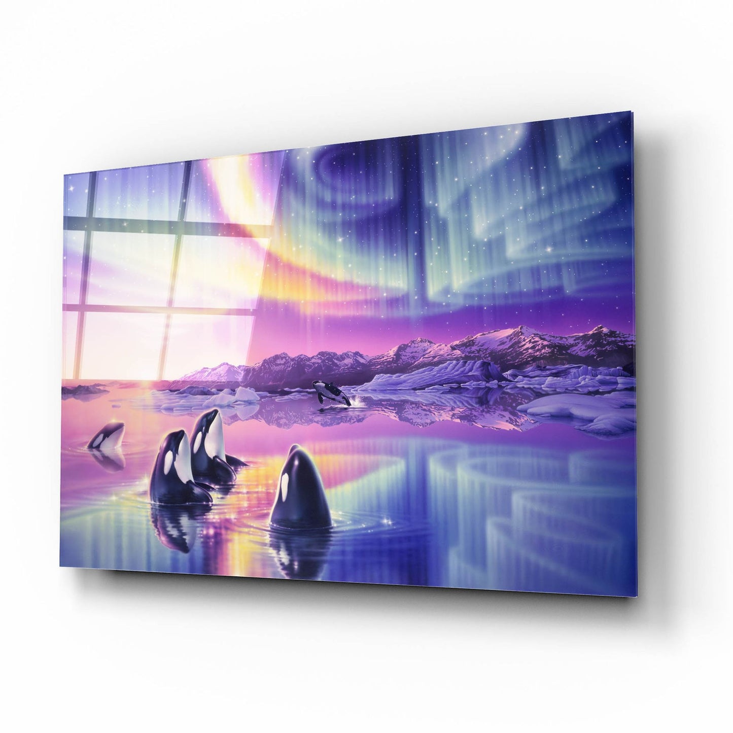 Epic Art 'Morning Song' by Kirk Reinert, Acrylic Glass Wall Art,16x12