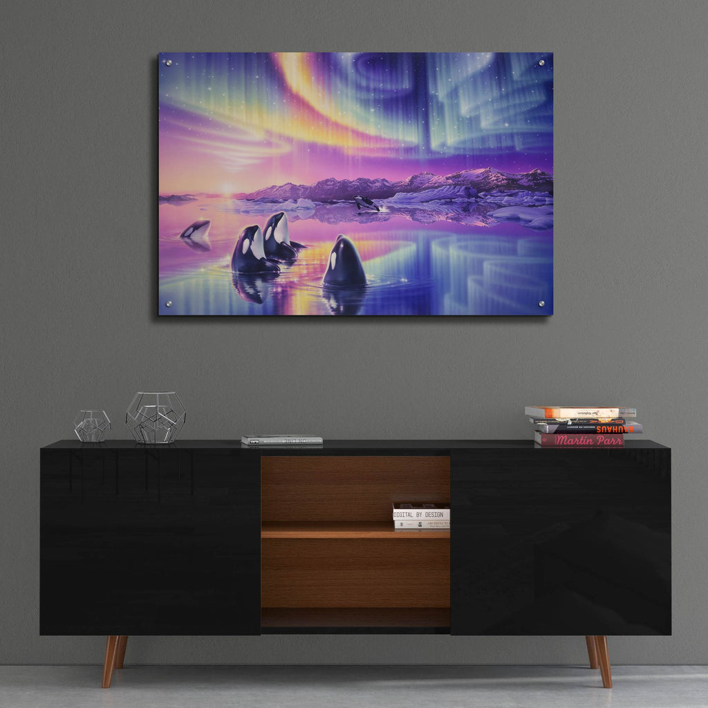 Epic Art 'Morning Song' by Kirk Reinert, Acrylic Glass Wall Art,36x24