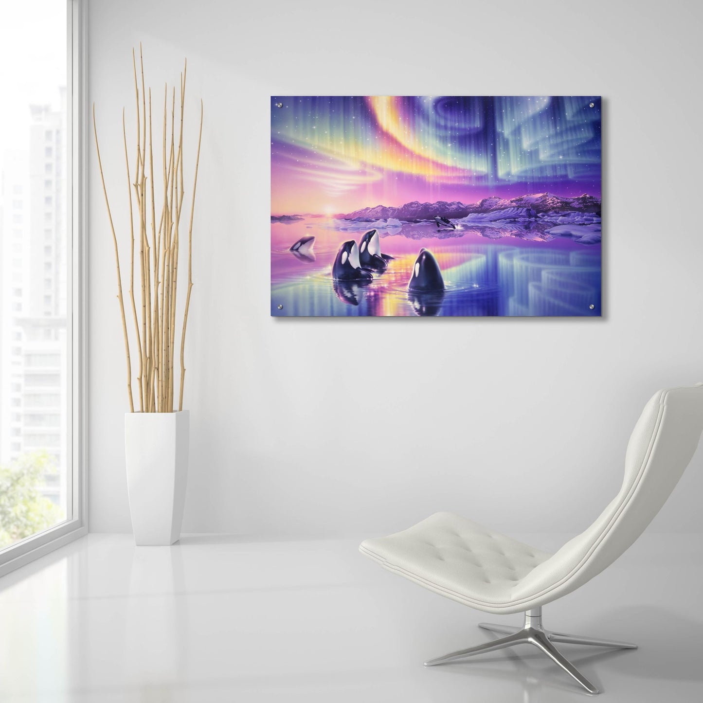 Epic Art 'Morning Song' by Kirk Reinert, Acrylic Glass Wall Art,36x24