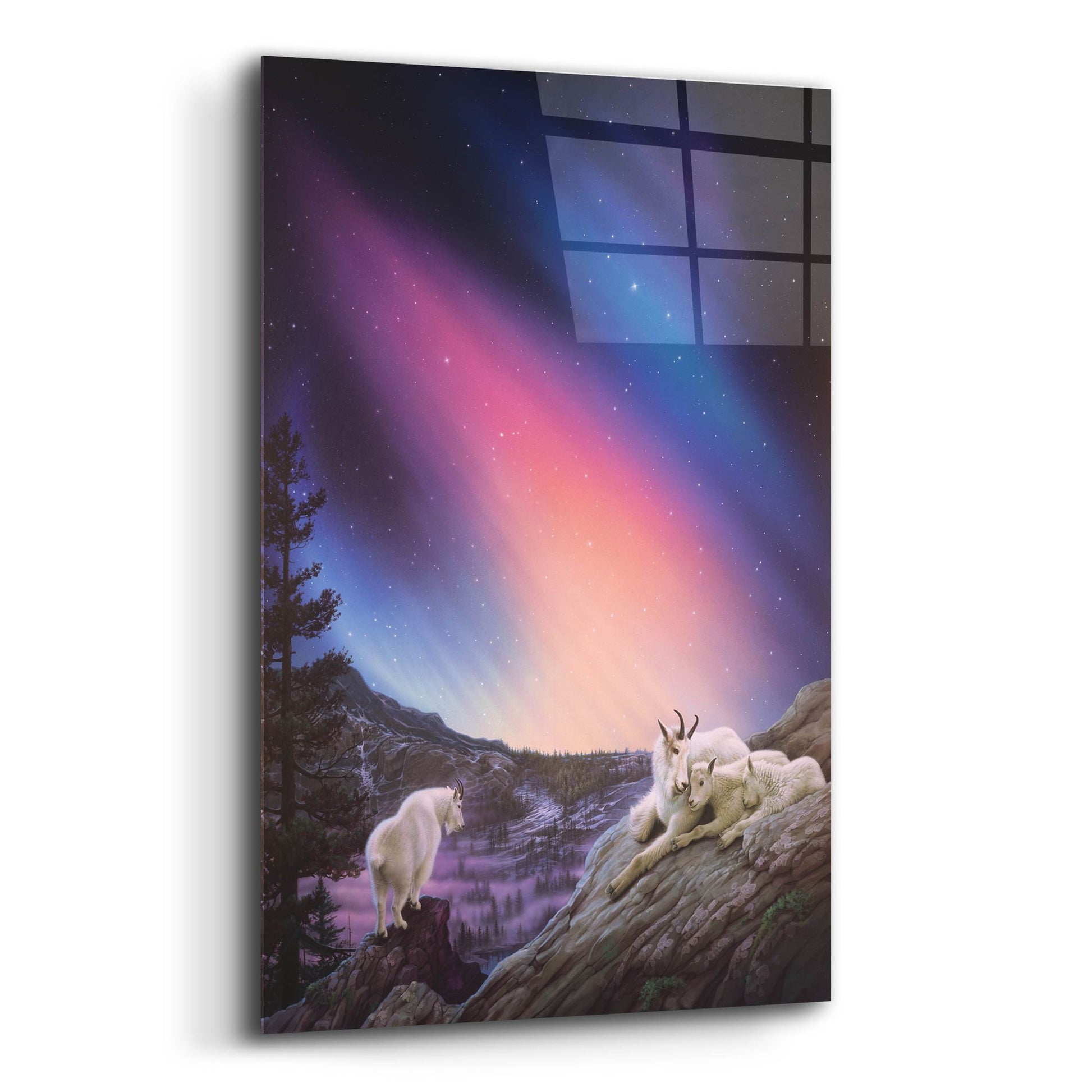 Epic Art 'Peaceful Night' by Kirk Reinert, Acrylic Glass Wall Art,12x16