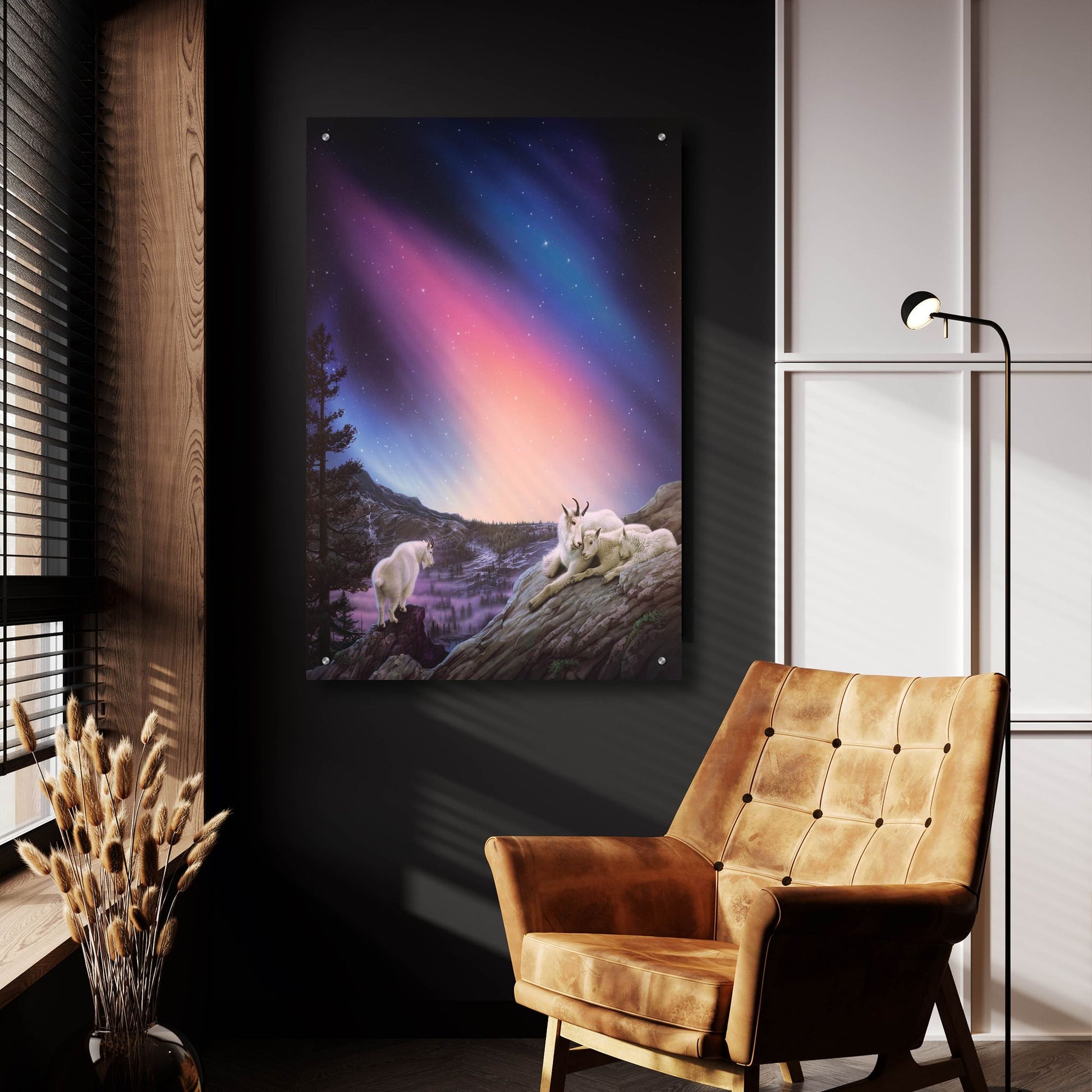 Epic Art 'Peaceful Night' by Kirk Reinert, Acrylic Glass Wall Art,24x36