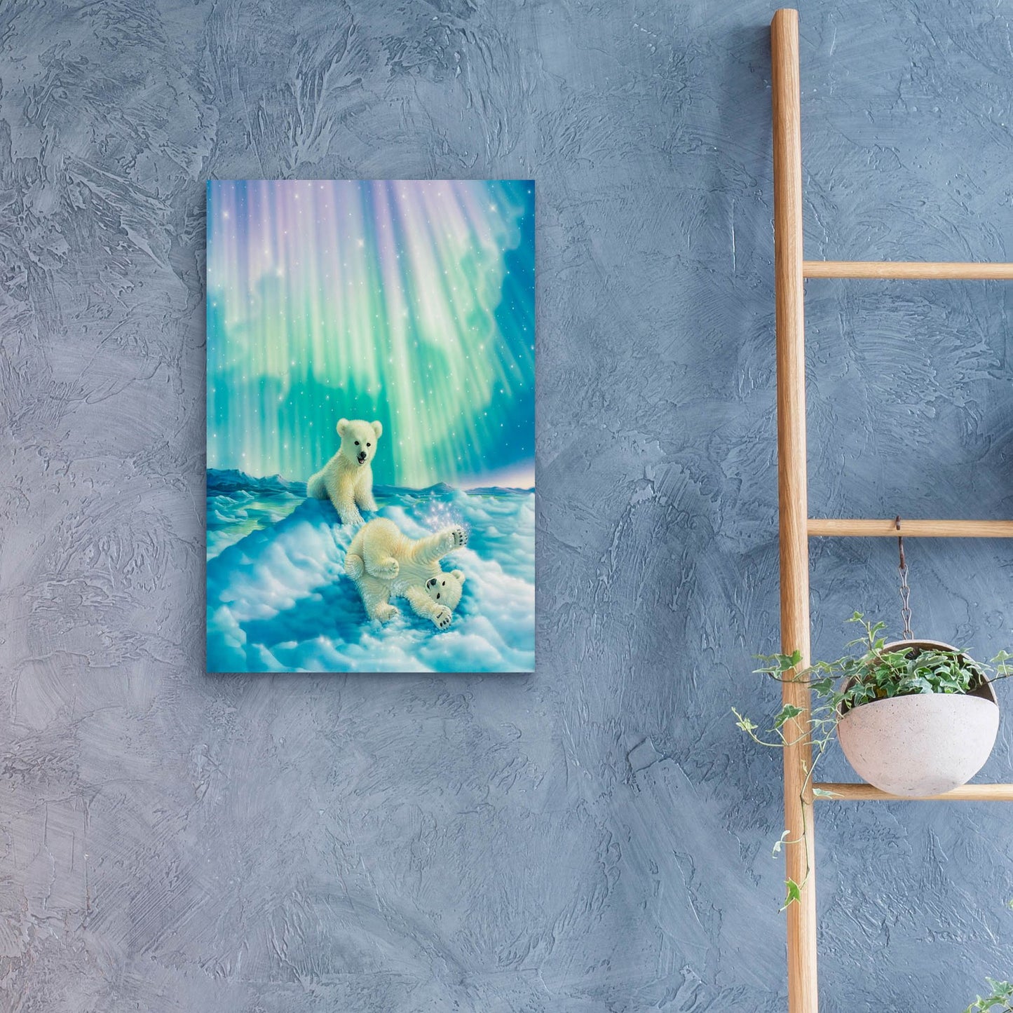 Epic Art 'Snow Day' by Kirk Reinert, Acrylic Glass Wall Art,16x24
