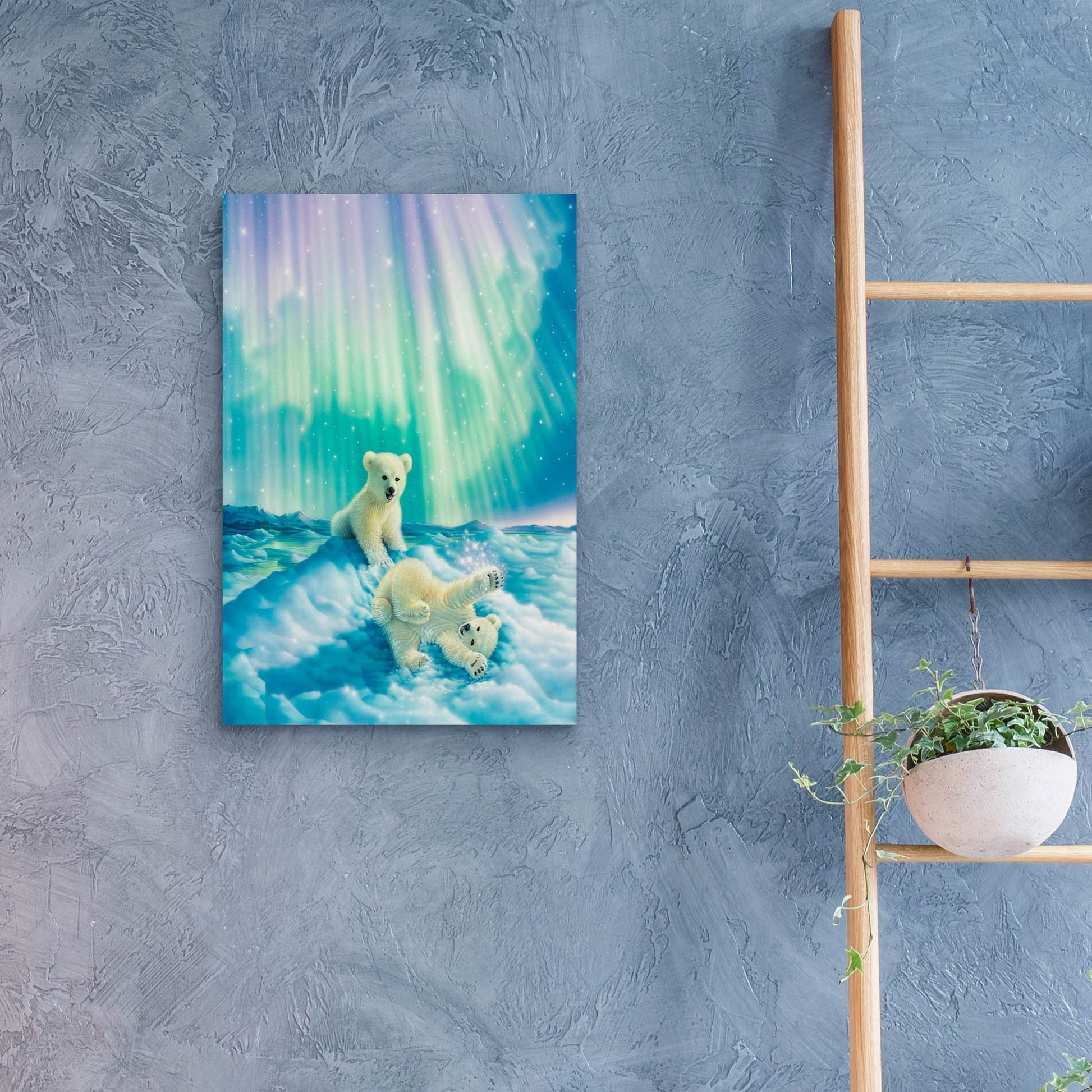 Epic Art 'Snow Day' by Kirk Reinert, Acrylic Glass Wall Art,16x24