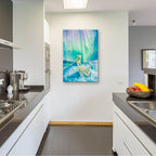 Epic Art 'Snow Day' by Kirk Reinert, Acrylic Glass Wall Art,24x36
