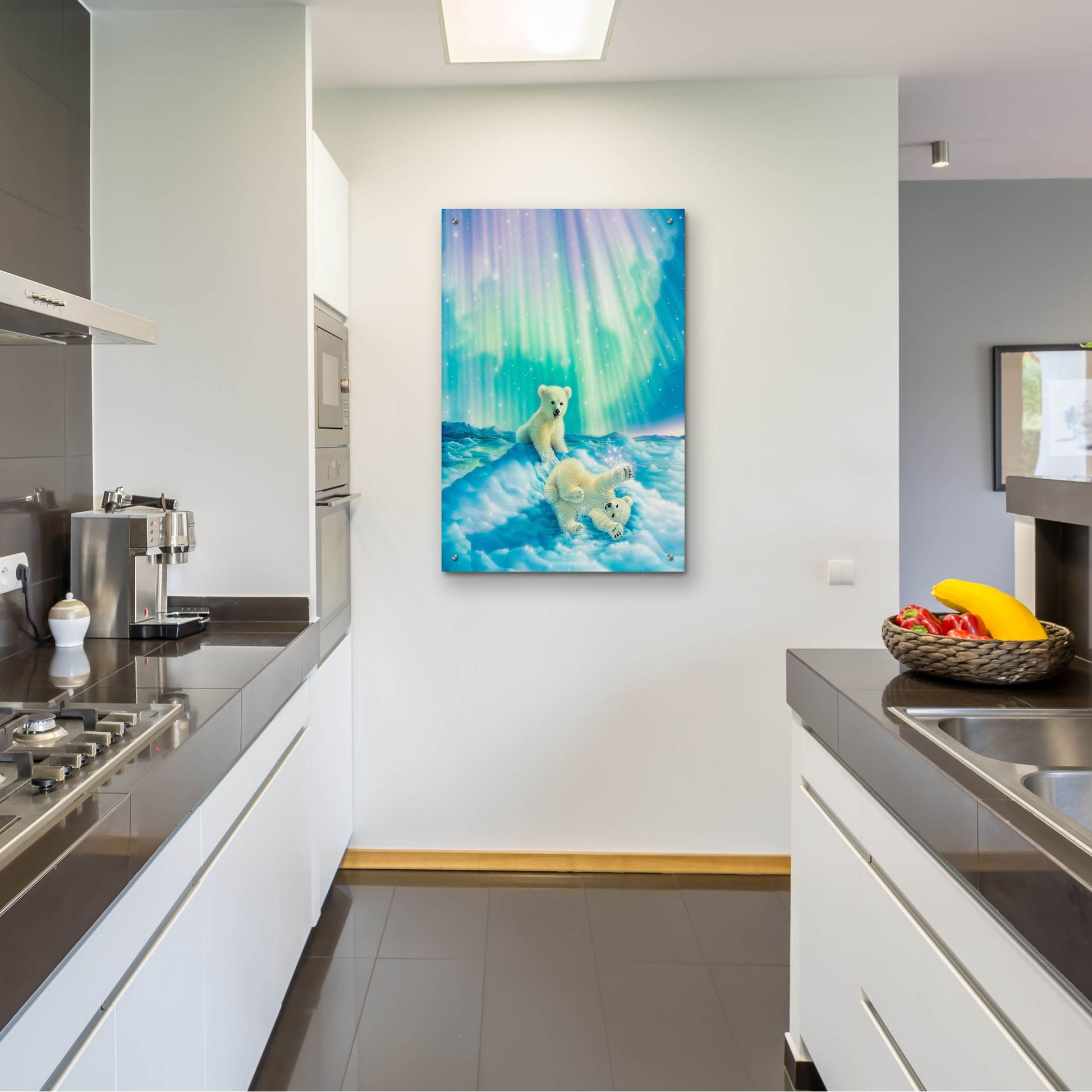 Epic Art 'Snow Day' by Kirk Reinert, Acrylic Glass Wall Art,24x36