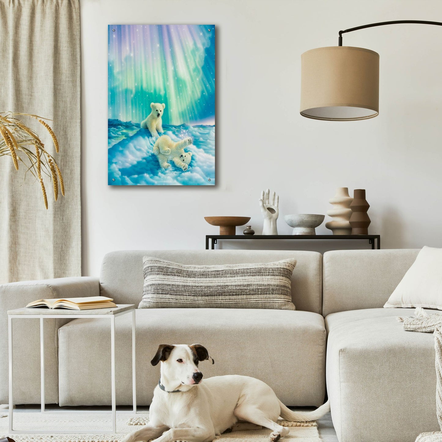 Epic Art 'Snow Day' by Kirk Reinert, Acrylic Glass Wall Art,24x36