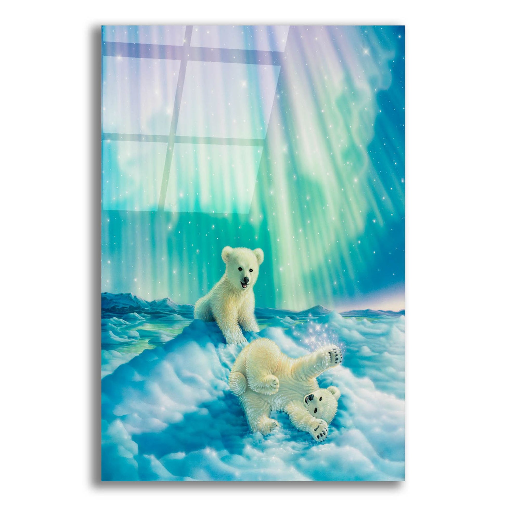 Epic Art 'Snow Day' by Kirk Reinert, Acrylic Glass Wall Art
