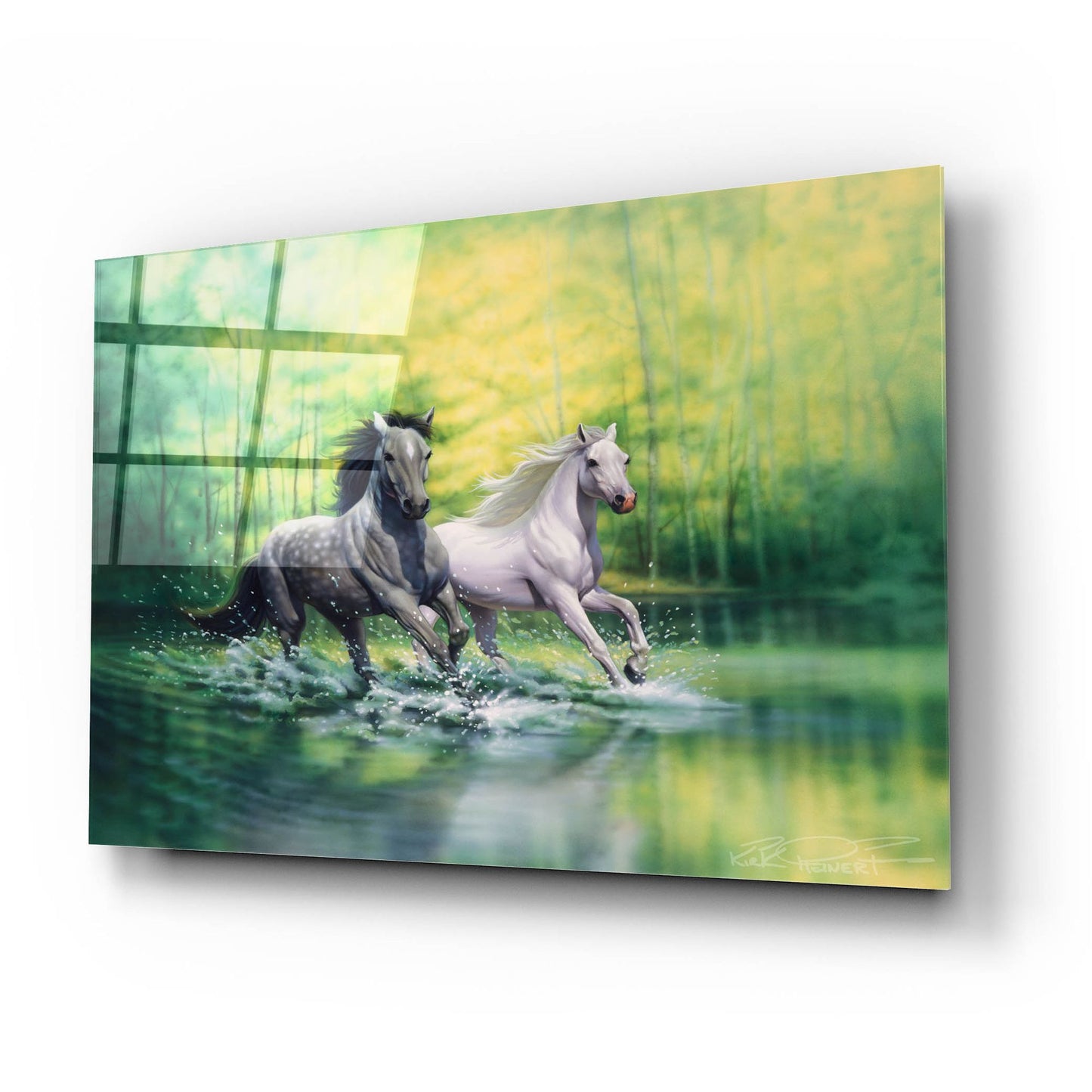 Epic Art 'Spring Morning' by Kirk Reinert, Acrylic Glass Wall Art,24x16