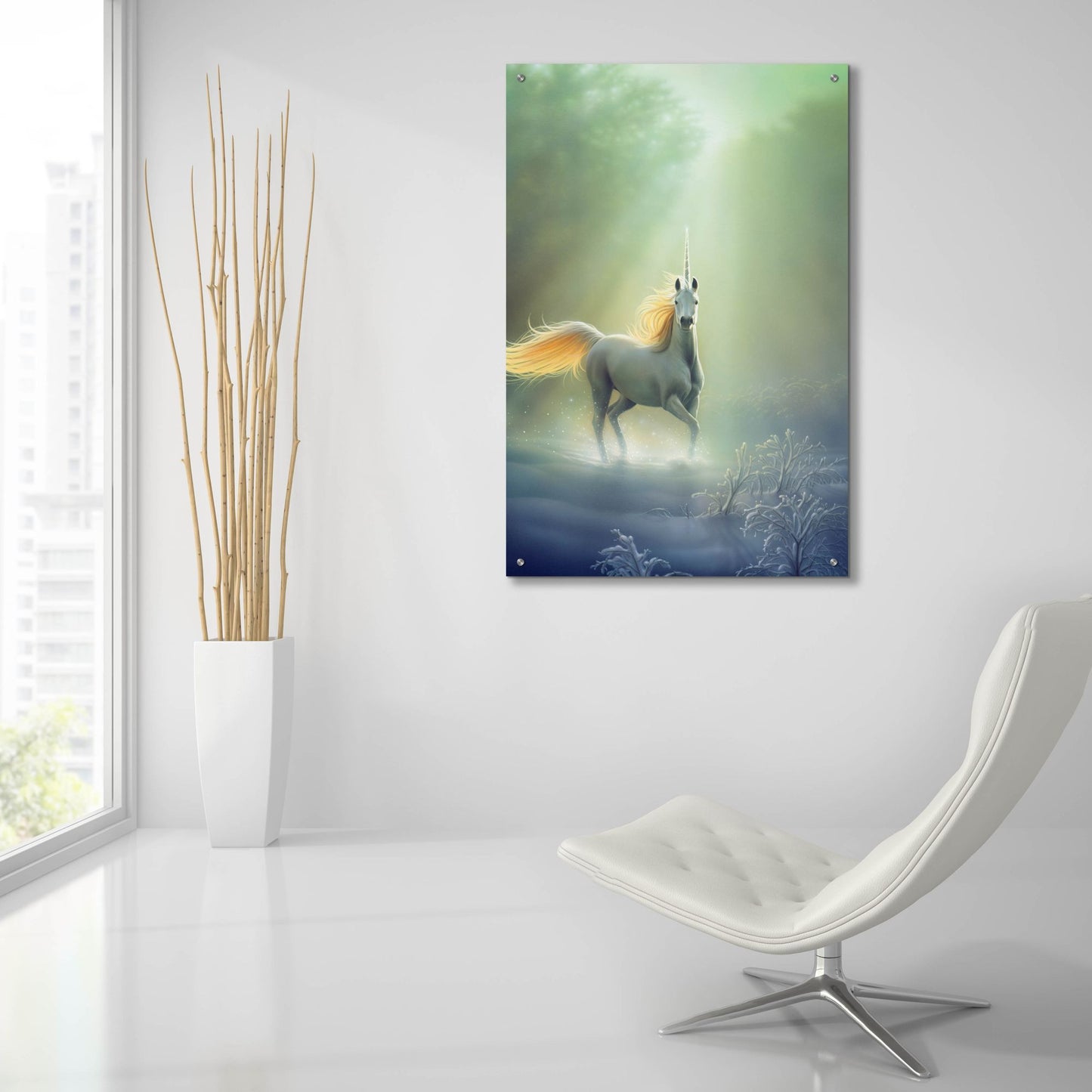 Epic Art 'Touched By The Aurora' by Kirk Reinert, Acrylic Glass Wall Art,24x36