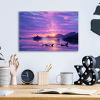 Epic Art 'Tranquility Bay' by Kirk Reinert, Acrylic Glass Wall Art,16x12