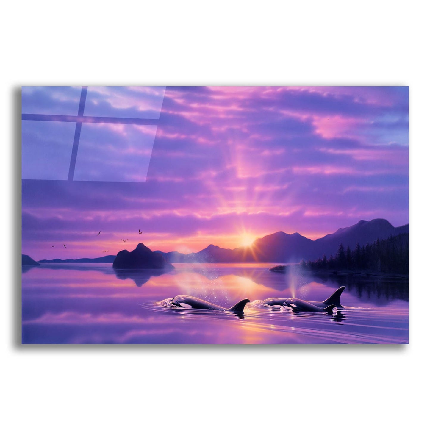 Epic Art 'Tranquility Bay' by Kirk Reinert, Acrylic Glass Wall Art