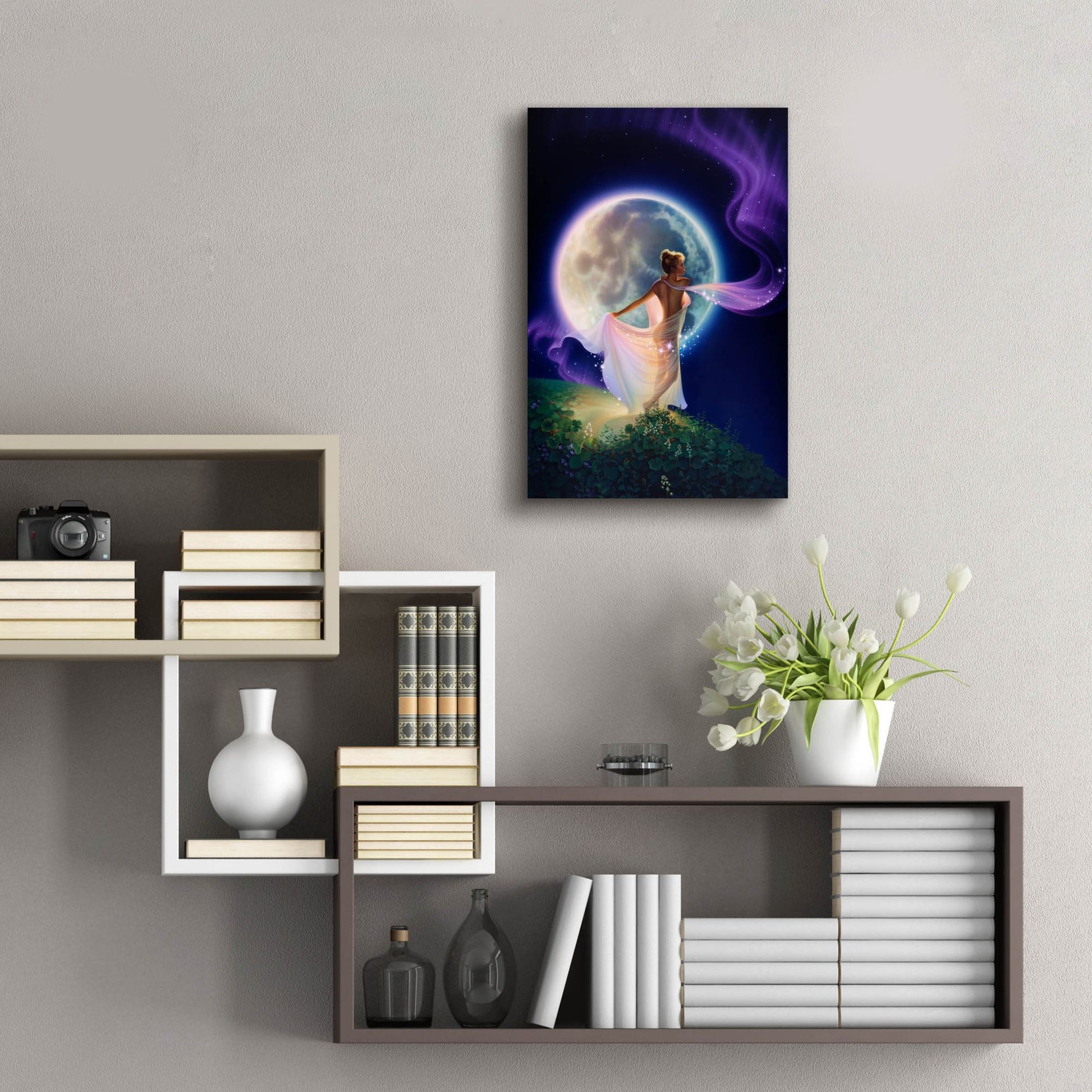 Epic Art 'Weaver Of Dreams' by Kirk Reinert, Acrylic Glass Wall Art,16x24