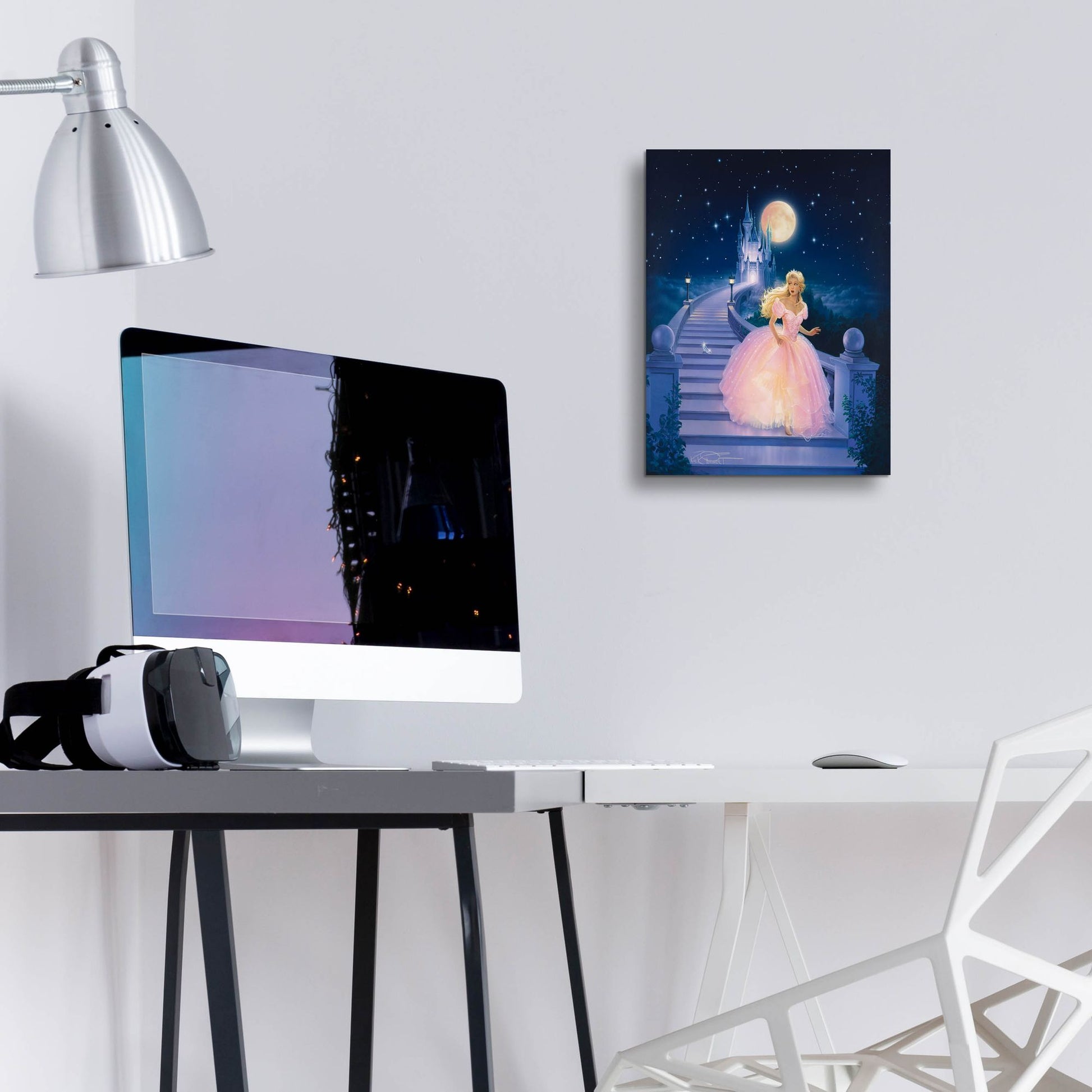 Epic Art 'Cinderella' by Kirk Reinert, Acrylic Glass Wall Art,12x16