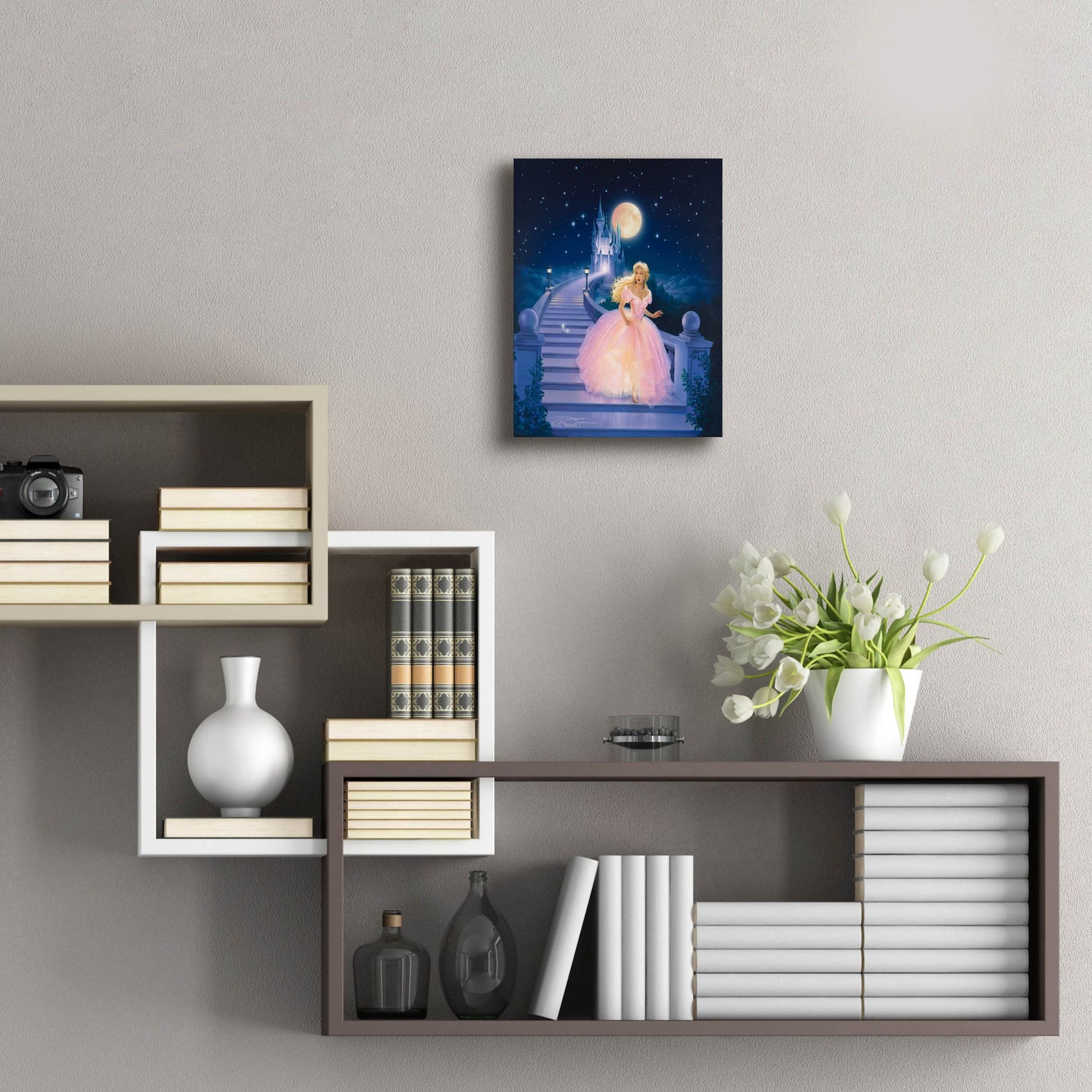 Epic Art 'Cinderella' by Kirk Reinert, Acrylic Glass Wall Art,12x16