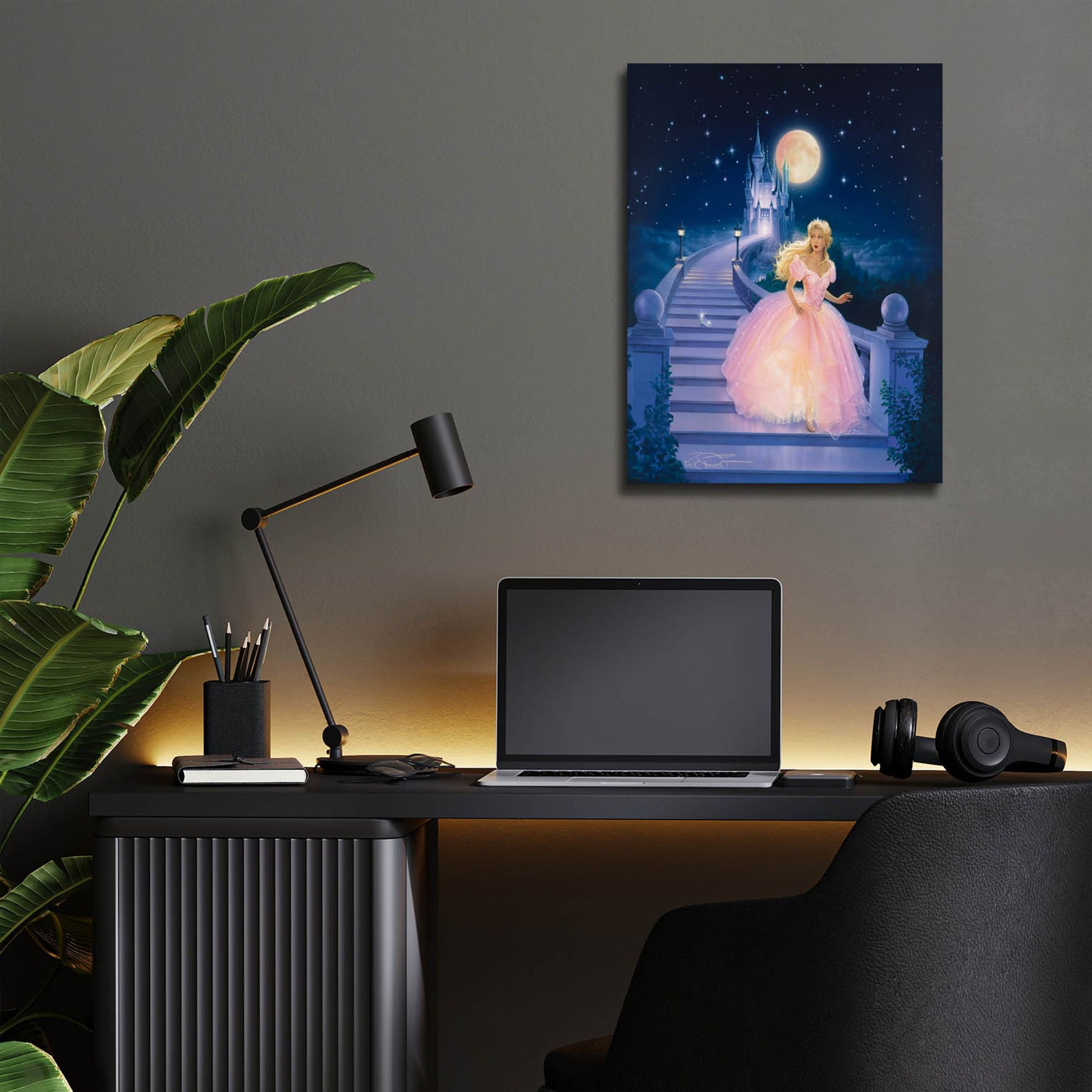 Epic Art 'Cinderella' by Kirk Reinert, Acrylic Glass Wall Art,12x16