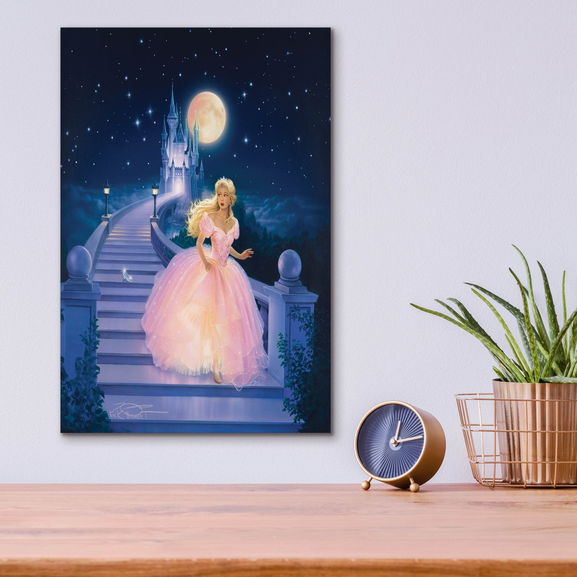 Epic Art 'Cinderella' by Kirk Reinert, Acrylic Glass Wall Art,12x16