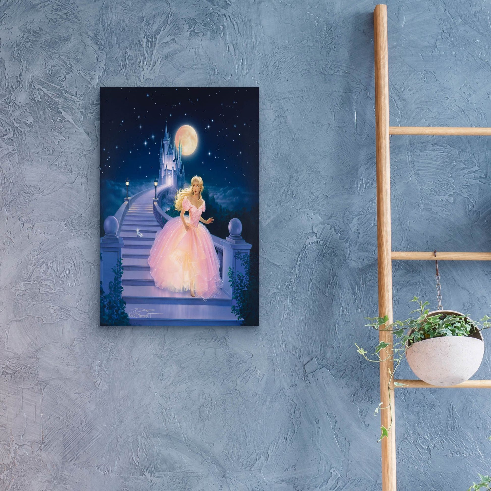 Epic Art 'Cinderella' by Kirk Reinert, Acrylic Glass Wall Art,16x24