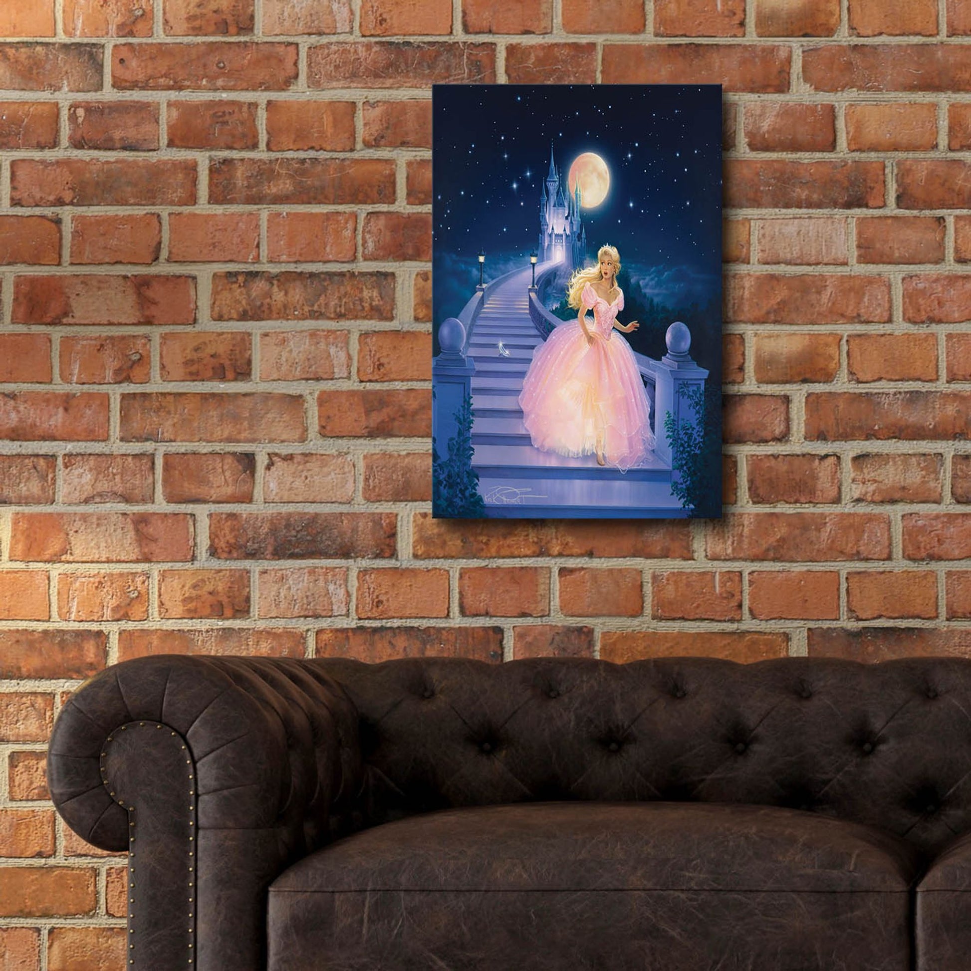 Epic Art 'Cinderella' by Kirk Reinert, Acrylic Glass Wall Art,16x24
