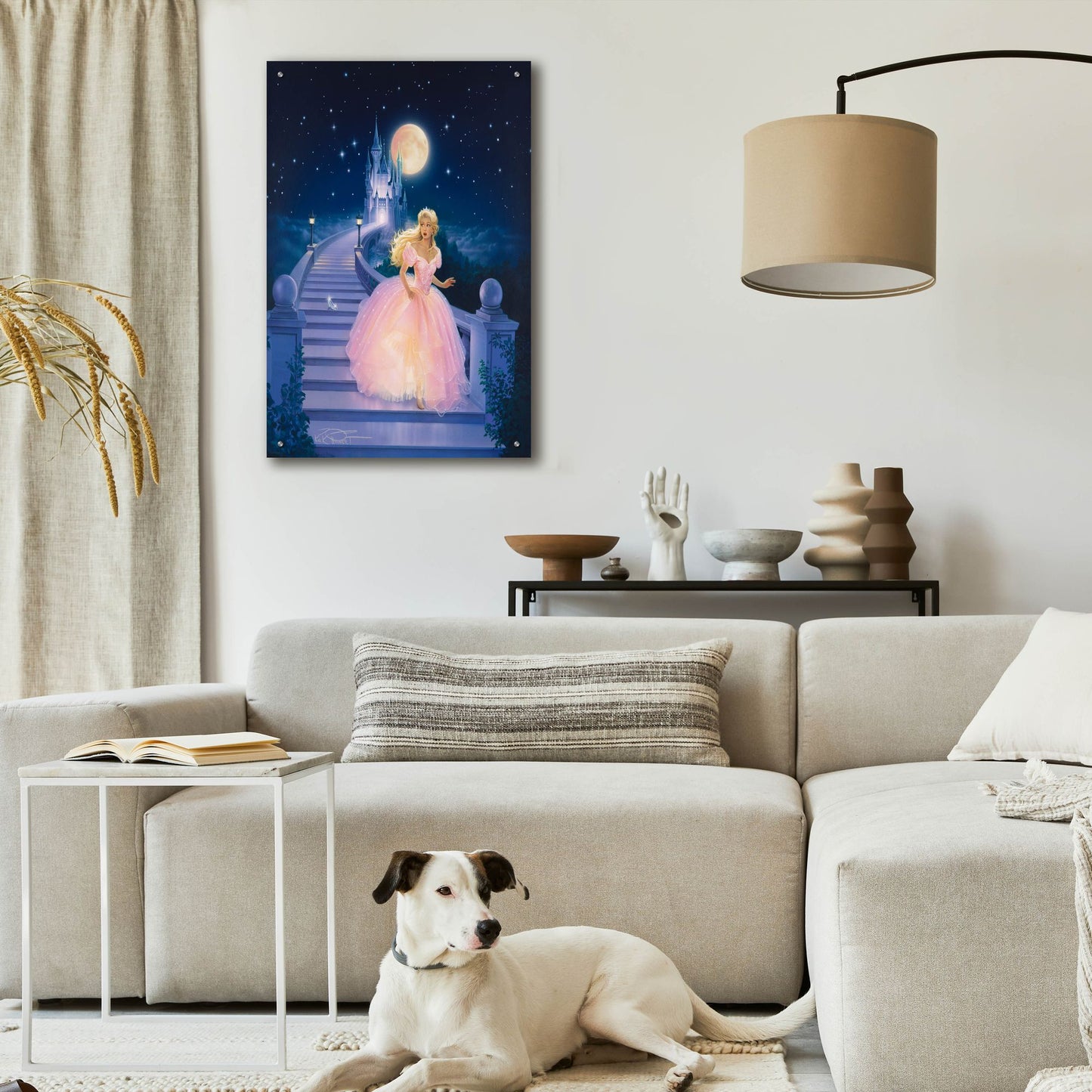 Epic Art 'Cinderella' by Kirk Reinert, Acrylic Glass Wall Art,24x36
