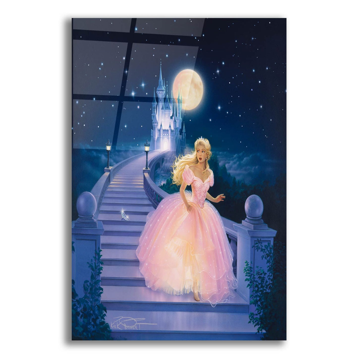Epic Art 'Cinderella' by Kirk Reinert, Acrylic Glass Wall Art