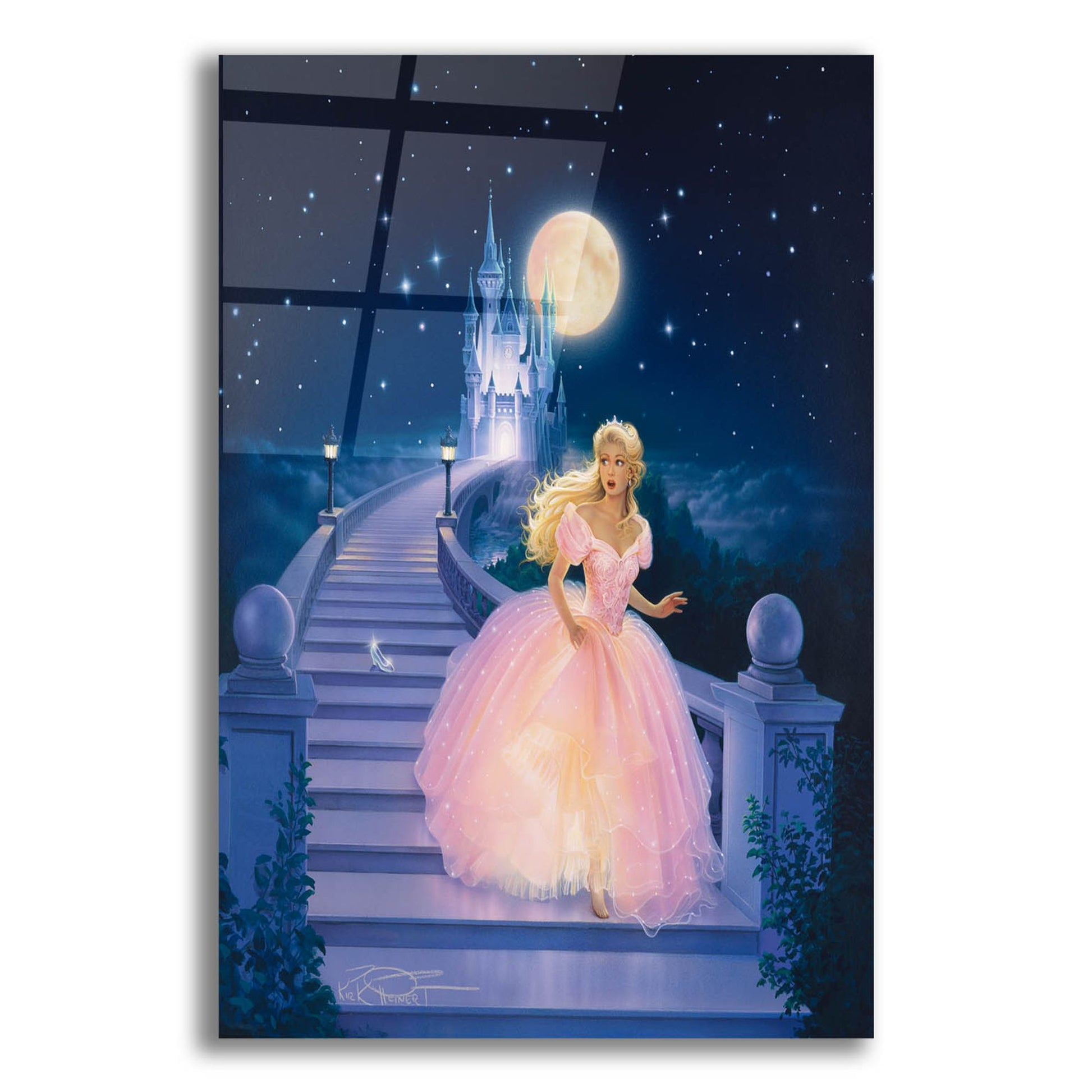 Epic Art 'Cinderella' by Kirk Reinert, Acrylic Glass Wall Art