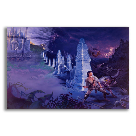 Epic Art 'The Battle' by Kirk Reinert, Acrylic Glass Wall Art