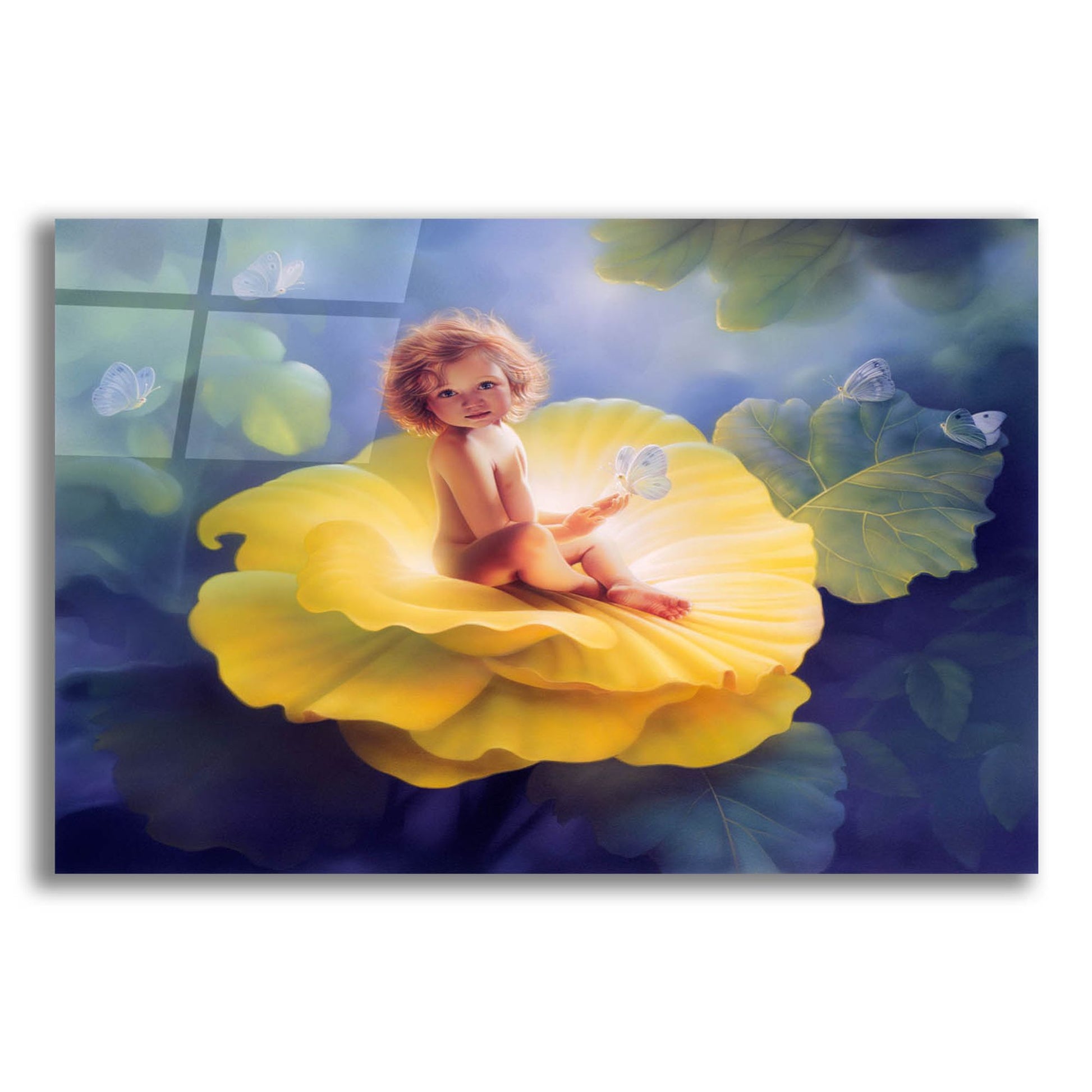 Epic Art 'Baby First Light' by Kirk Reinert, Acrylic Glass Wall Art,16x12