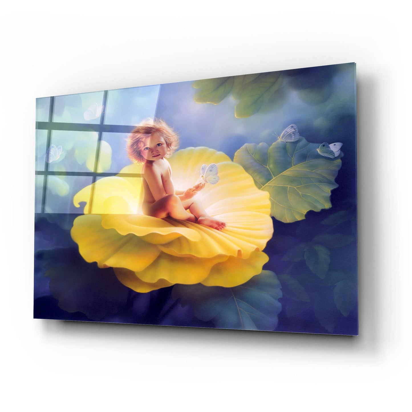 Epic Art 'Baby First Light' by Kirk Reinert, Acrylic Glass Wall Art,24x16