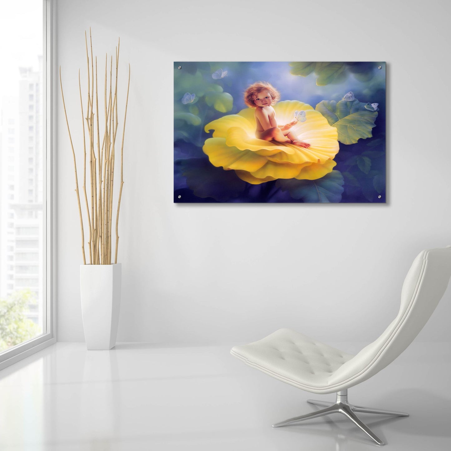 Epic Art 'Baby First Light' by Kirk Reinert, Acrylic Glass Wall Art,36x24