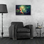 Epic Art 'Birds Of Paradise' by Kirk Reinert, Acrylic Glass Wall Art,24x16