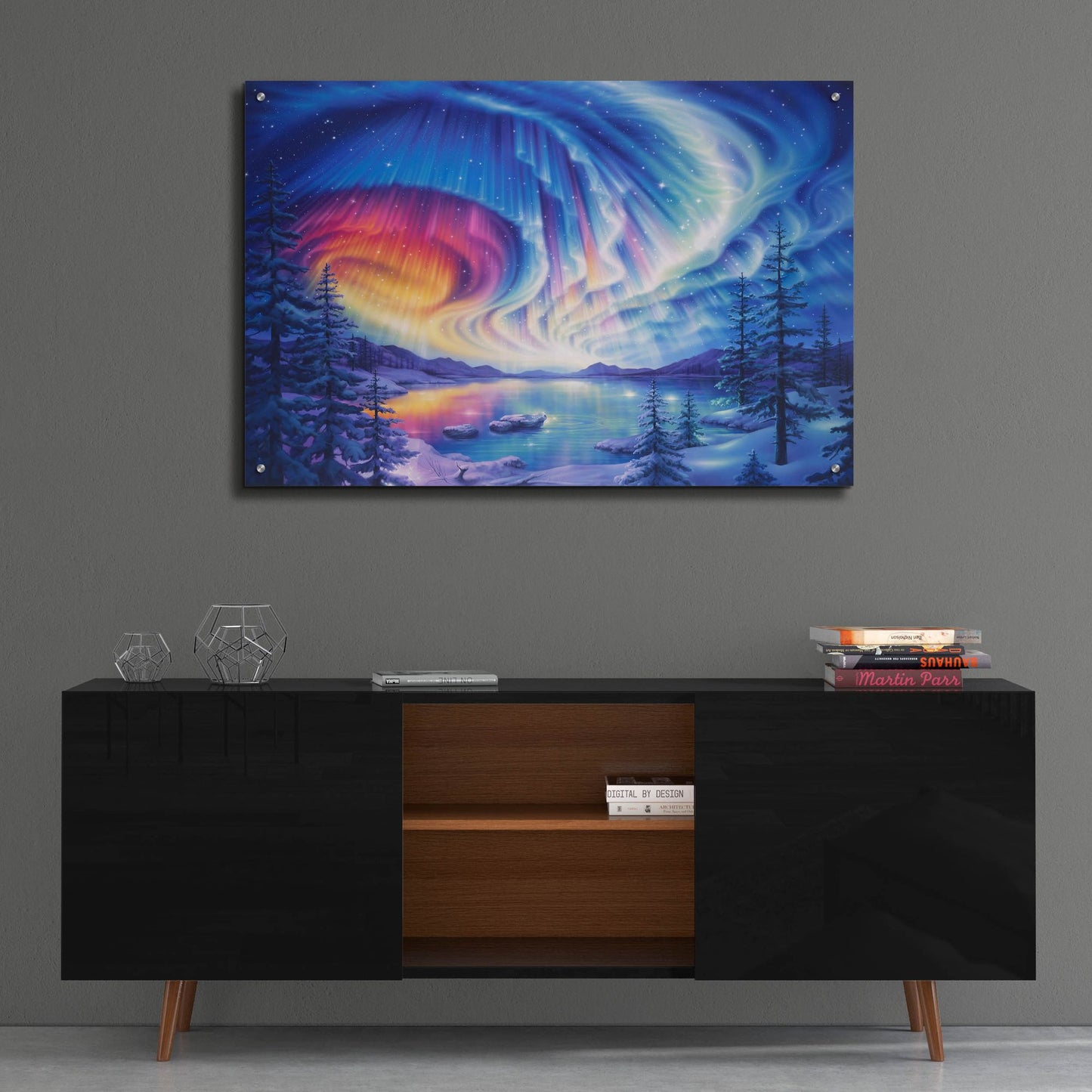 Epic Art 'Enchanted Lake 2' by Kirk Reinert, Acrylic Glass Wall Art,36x24