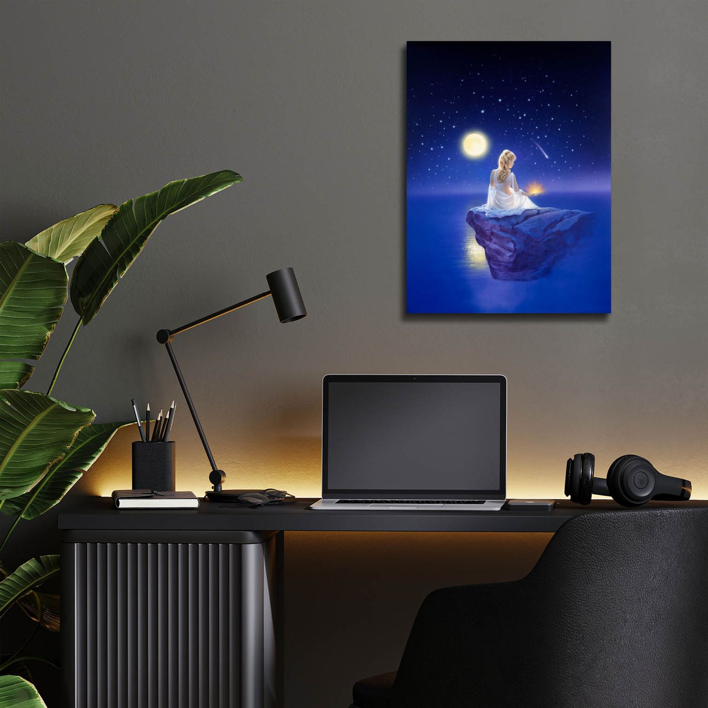 Epic Art 'Gift Of Healing' by Kirk Reinert, Acrylic Glass Wall Art,12x16