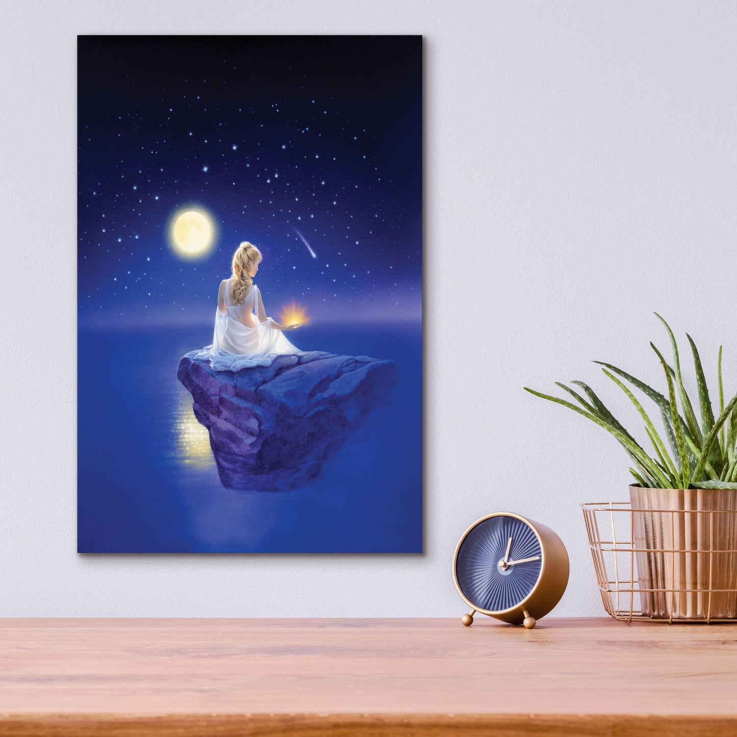 Epic Art 'Gift Of Healing' by Kirk Reinert, Acrylic Glass Wall Art,12x16