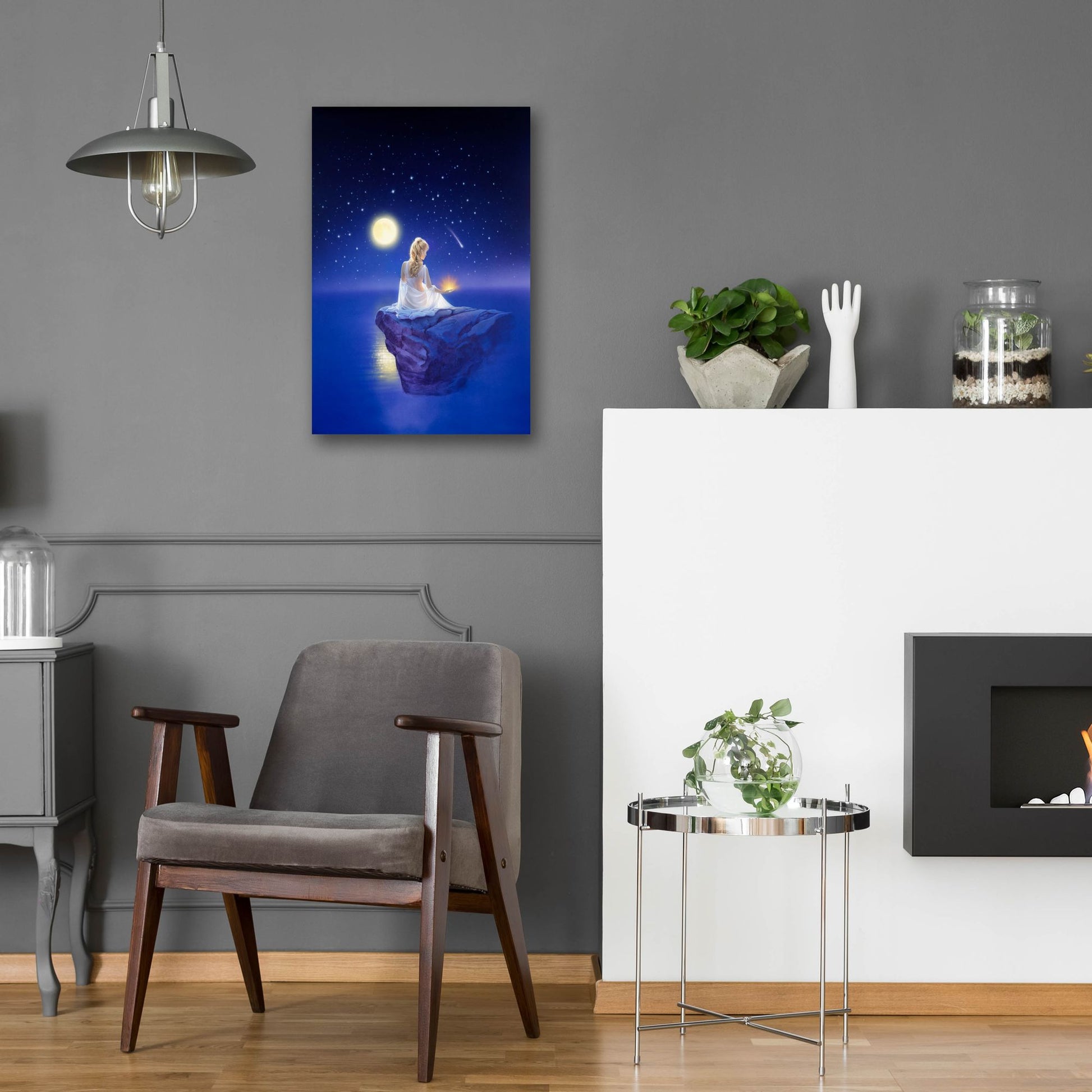 Epic Art 'Gift Of Healing' by Kirk Reinert, Acrylic Glass Wall Art,16x24
