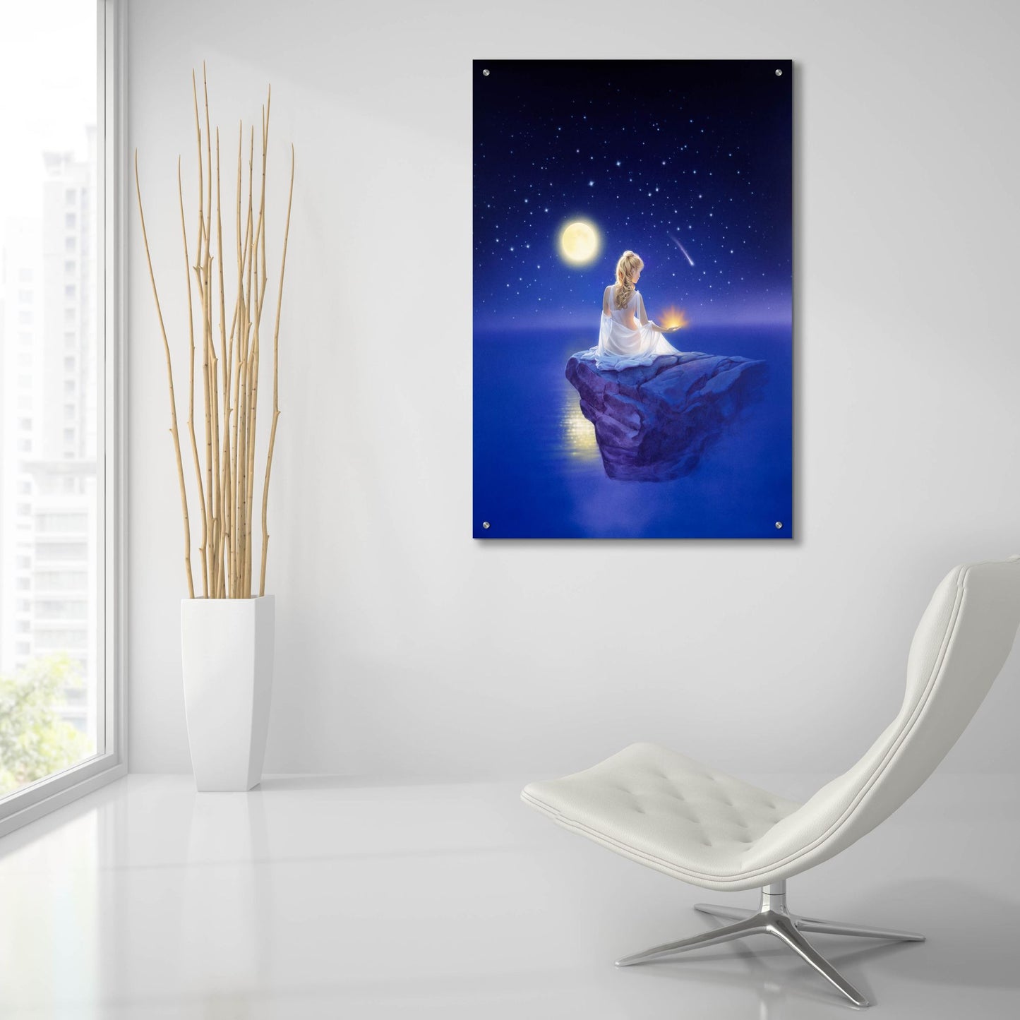 Epic Art 'Gift Of Healing' by Kirk Reinert, Acrylic Glass Wall Art,24x36