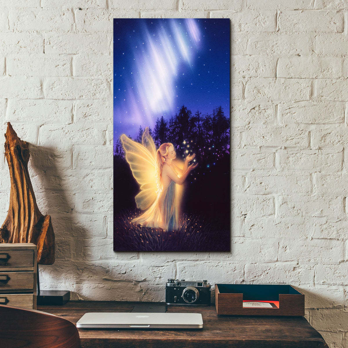 Epic Art 'Keeper Of Lost Hearts' by Kirk Reinert, Acrylic Glass Wall Art,12x24