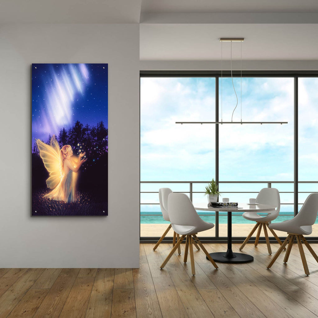 Epic Art 'Keeper Of Lost Hearts' by Kirk Reinert, Acrylic Glass Wall Art,24x48