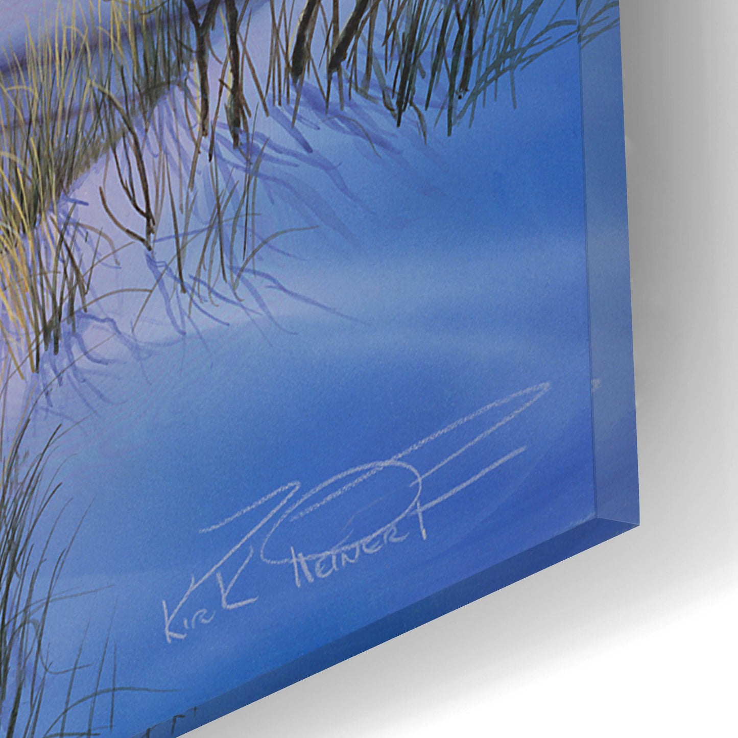 Epic Art 'Radiant Seashore' by Kirk Reinert, Acrylic Glass Wall Art,12x16