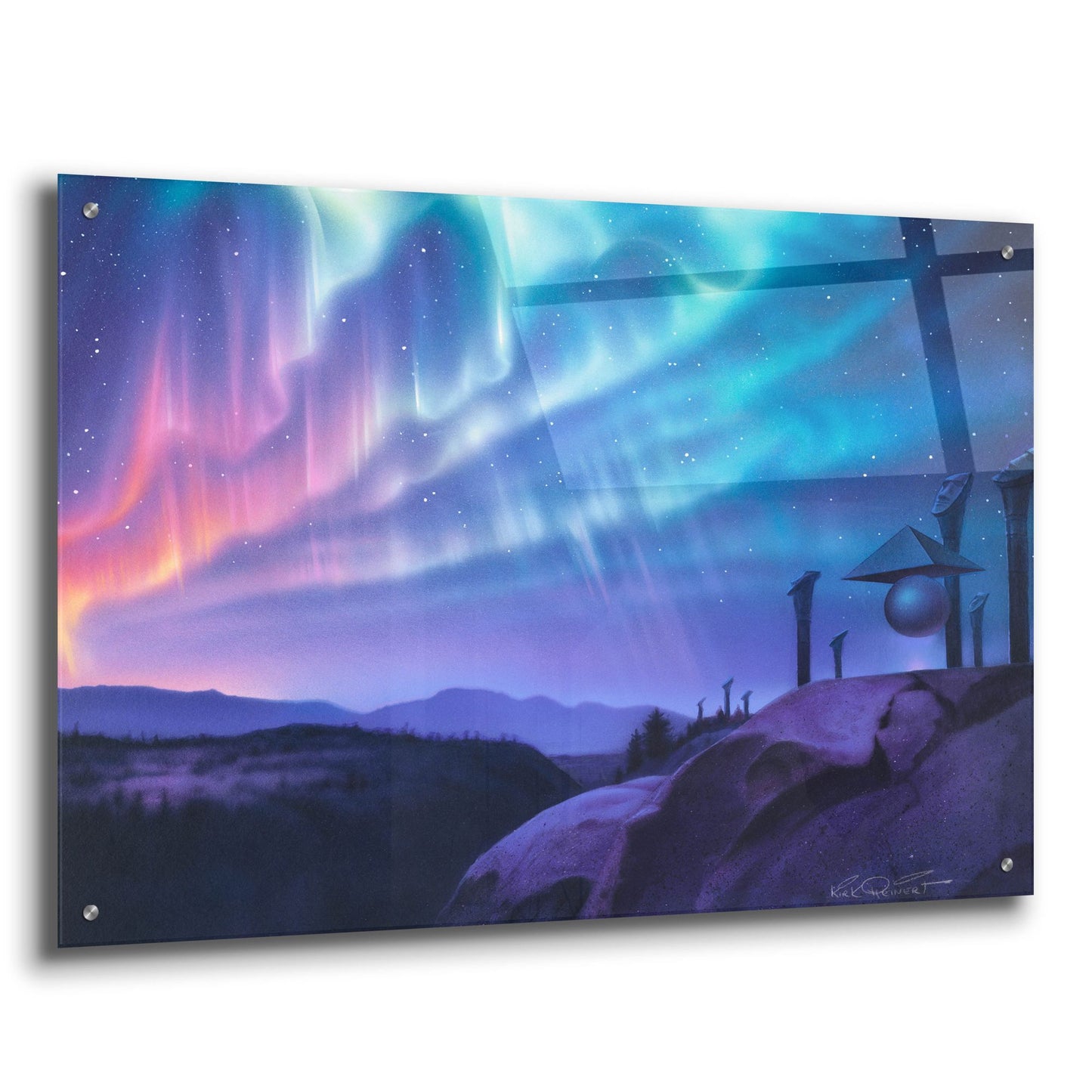 Epic Art 'Skywatchers' by Kirk Reinert, Acrylic Glass Wall Art,36x24